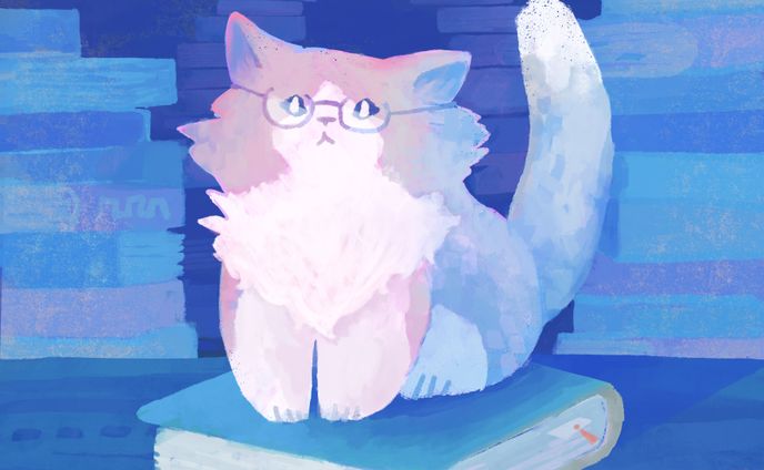 猫の絵本風イラスト