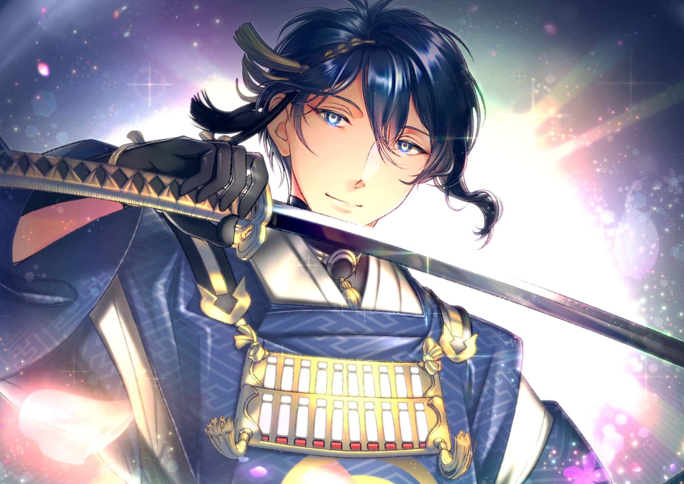 【刀剣乱舞/10周年祝画】三日月宗近-1