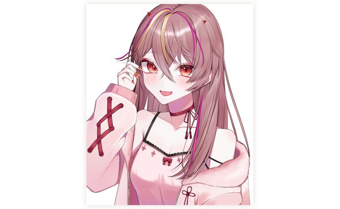 バストアップイラスト/メラ・アカル様