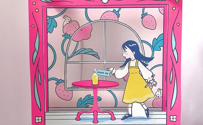 Alice in Wonderland Paper Art