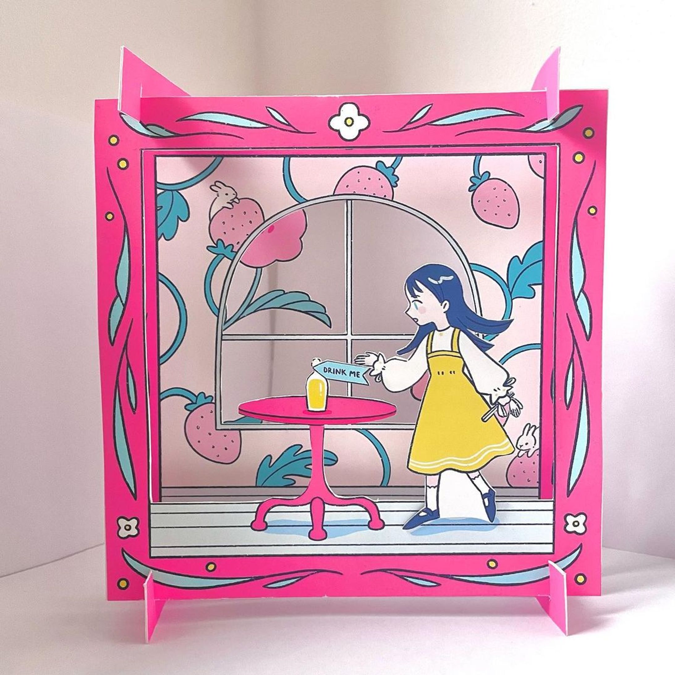 Alice in Wonderland Paper Art-1