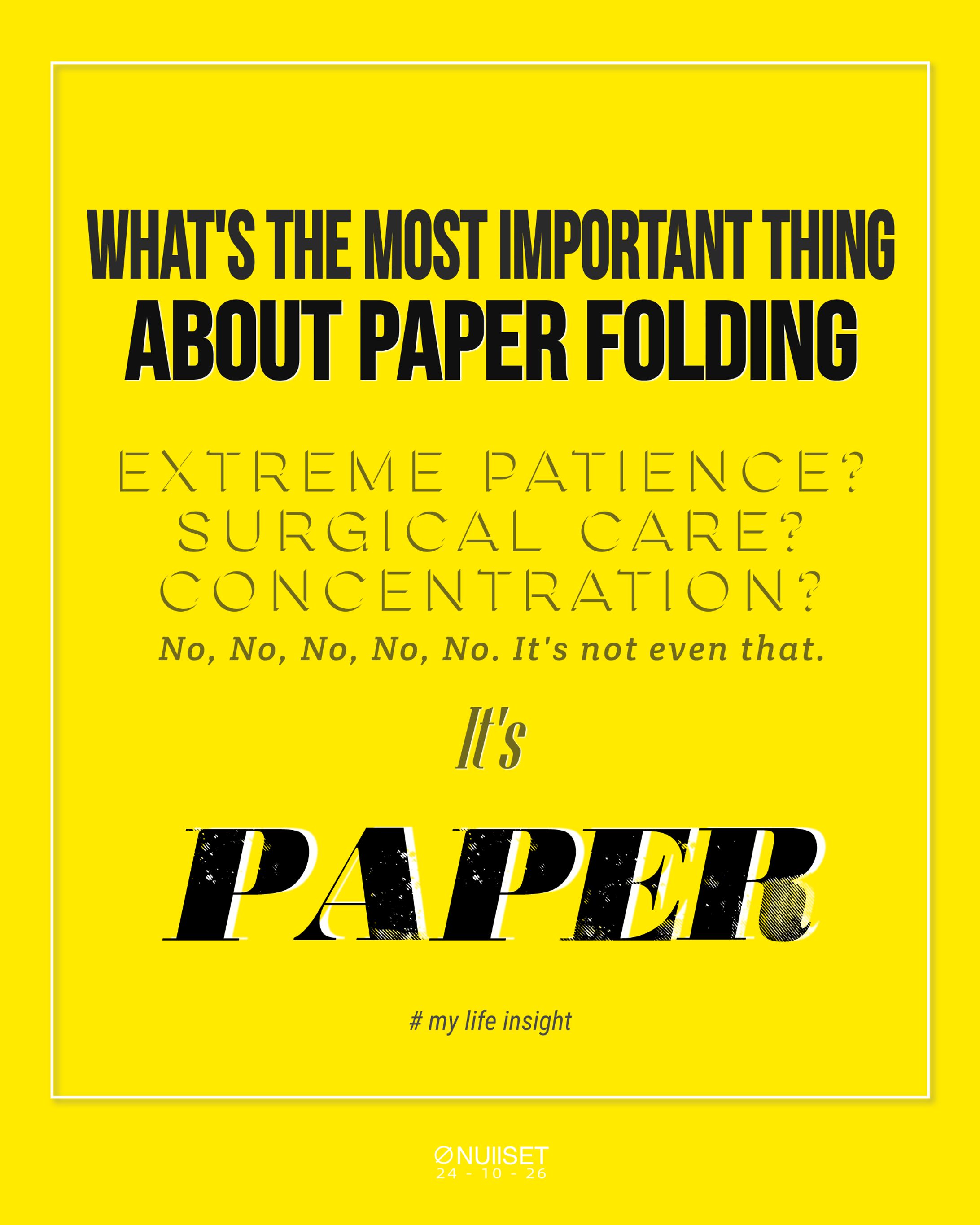 important thing about origami-1