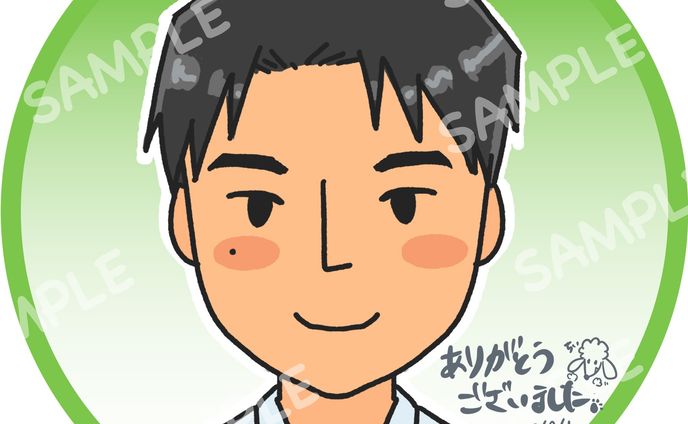 SNS用アイコン/ミニキャラ　JUNさん