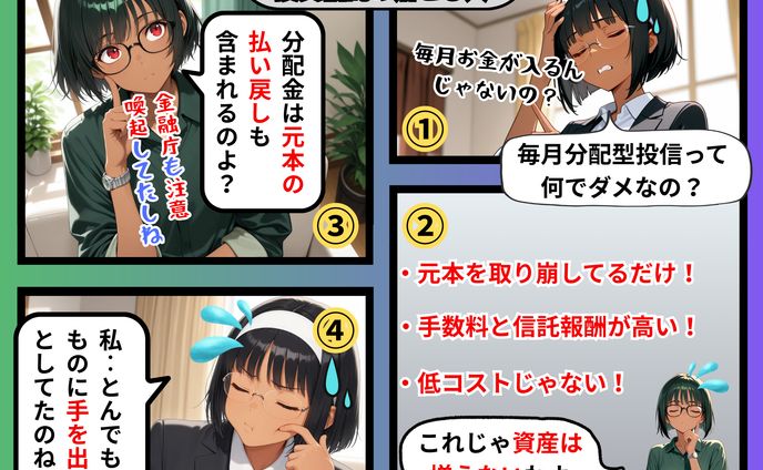 毎月分配型投資信託の落とし穴