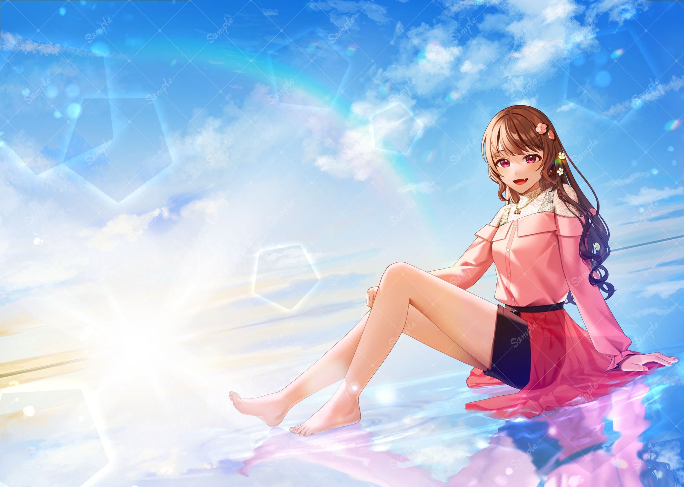 甘位もあ様｜イベント特典用イラスト-1