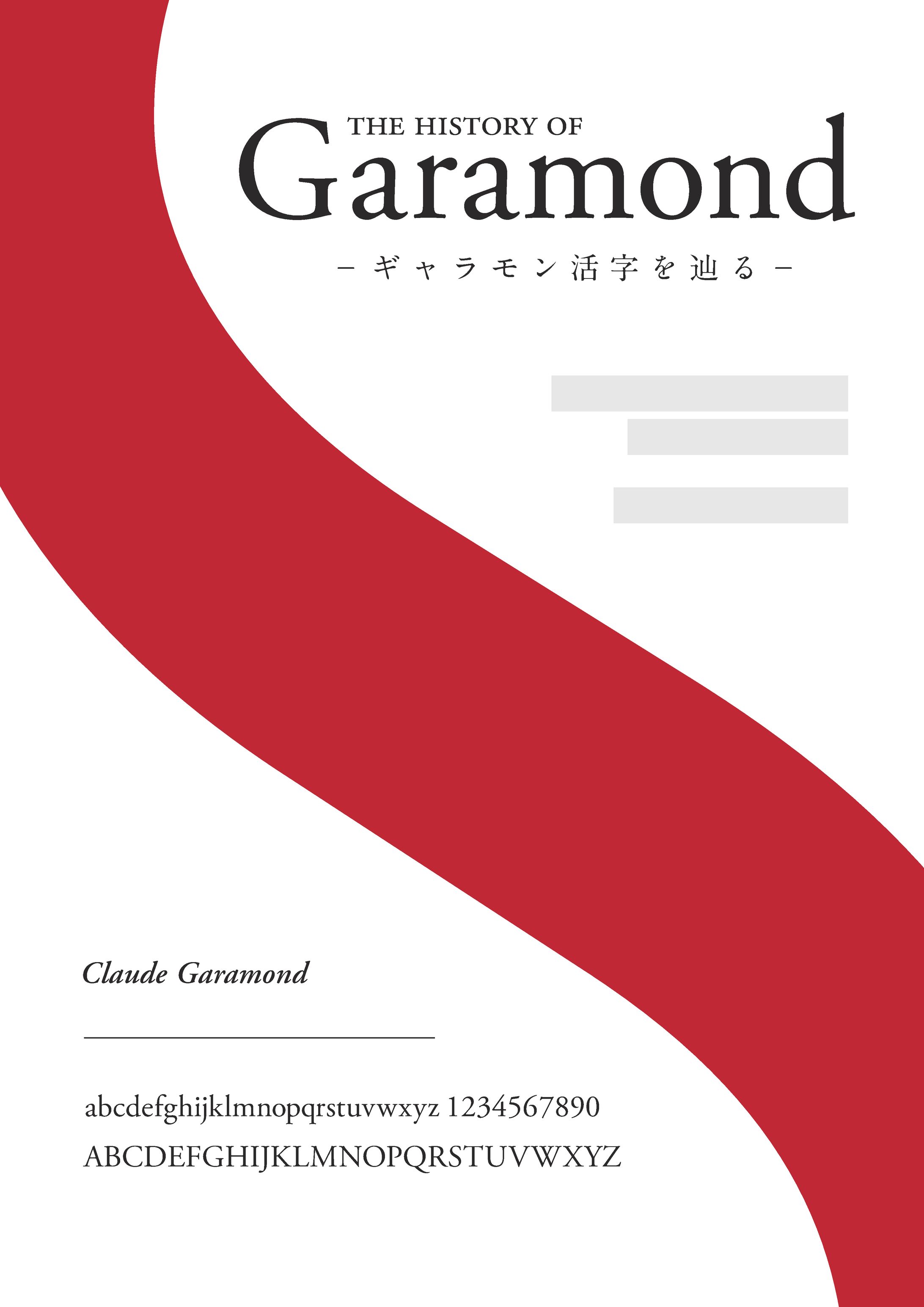 タイポグラフィー年表「Garamond」-1