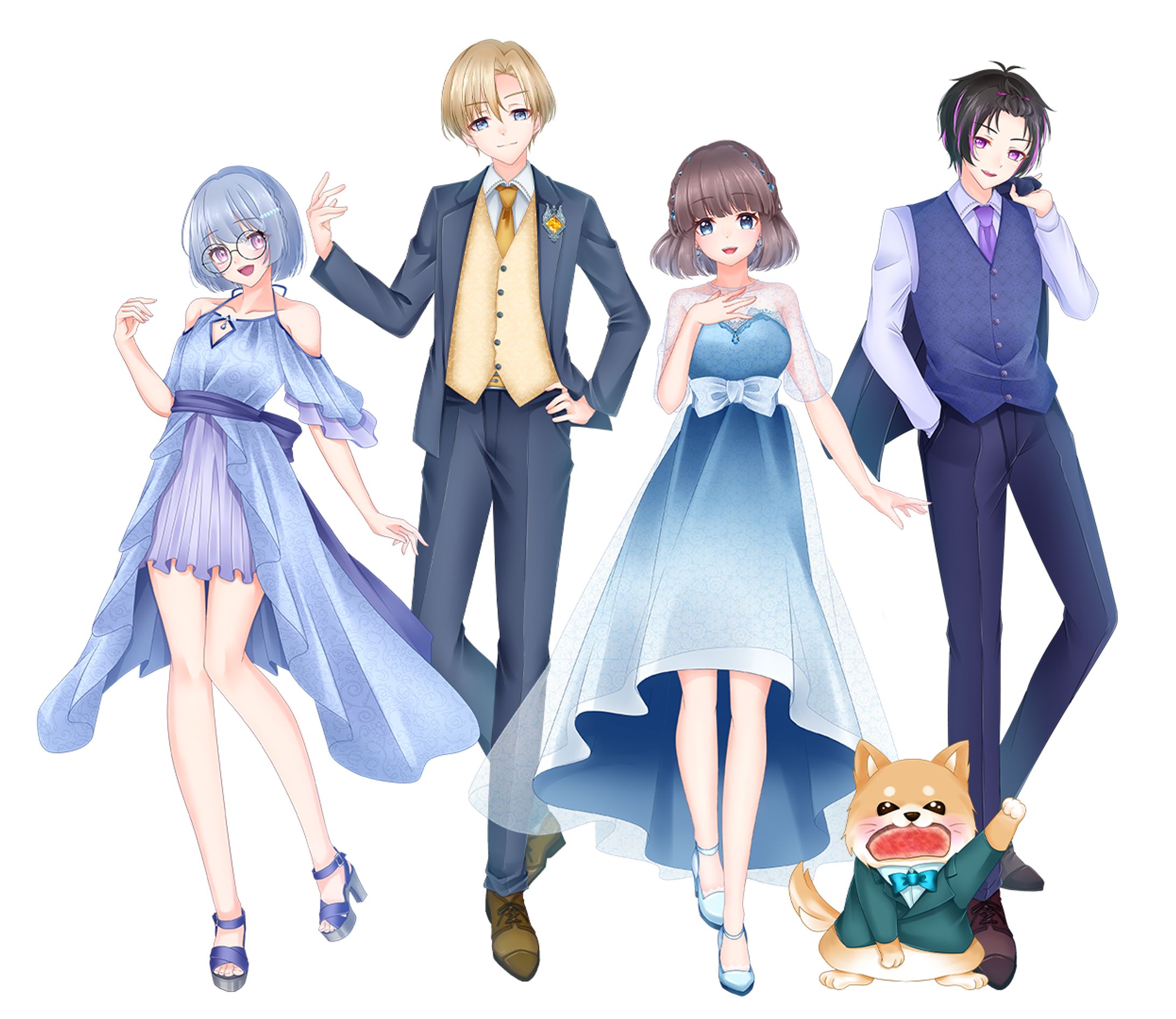 個人依頼　じゃすりーぐ　LumiSpark選手イラストと衣装デザイン-1