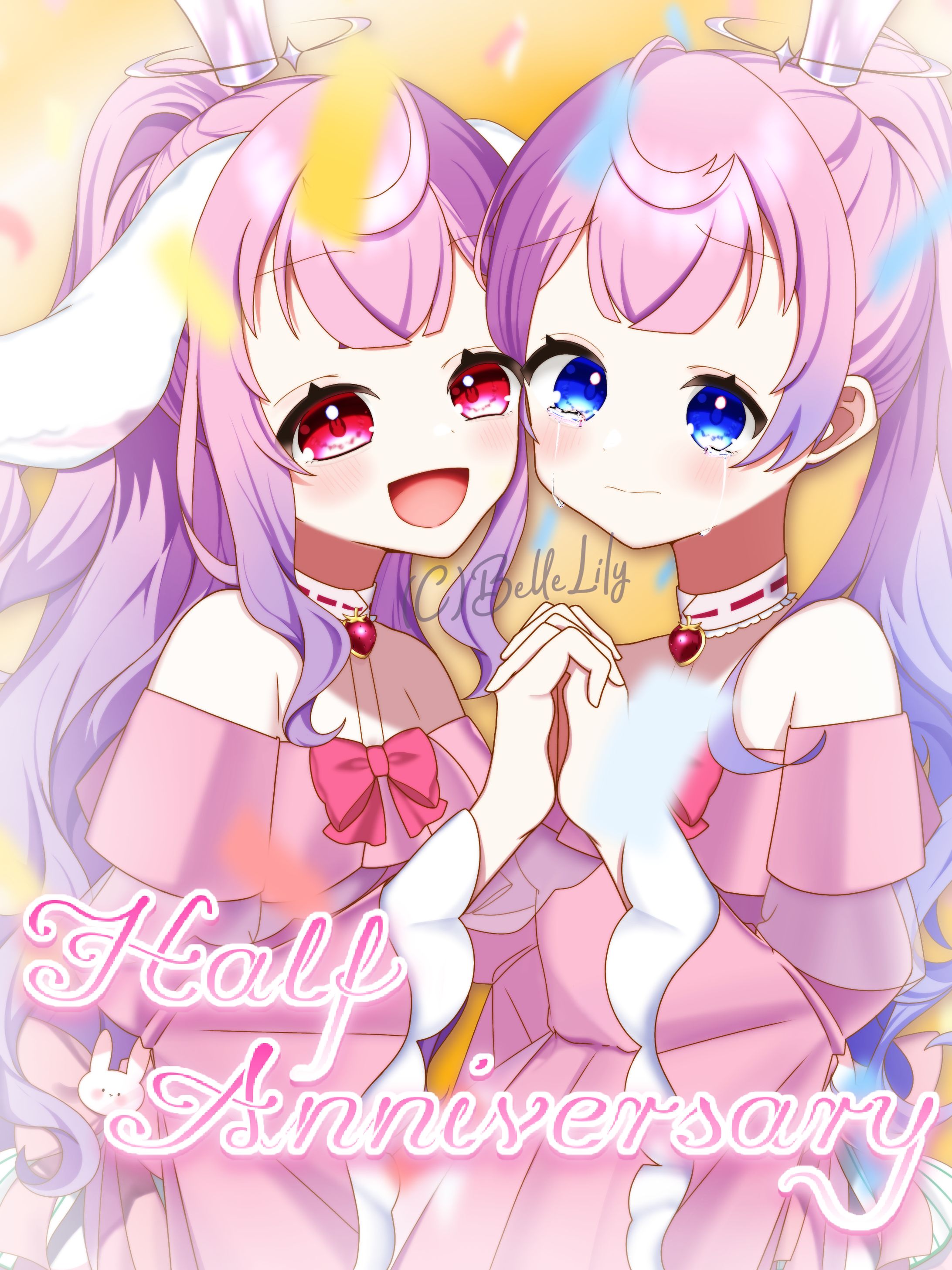 【サンプル】苺宮雪姫 等身一枚絵 制作-1