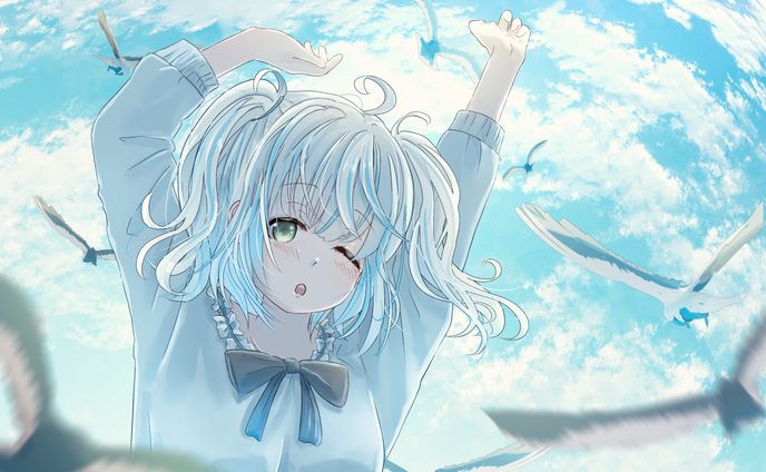 MVイラスト、配信背景