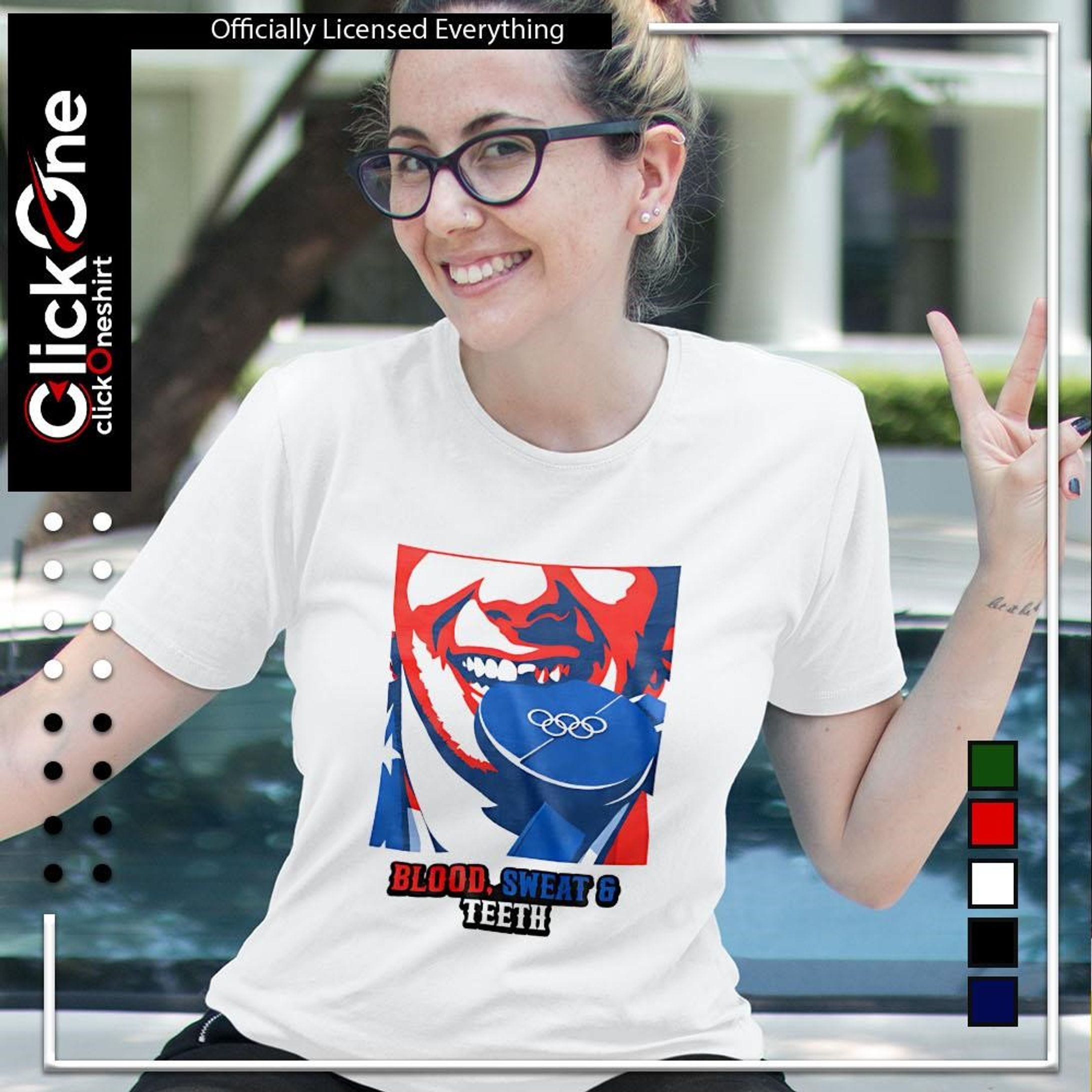 Blood Sweat & Teeth – USA Hockey Gold Tribute Shirt-1