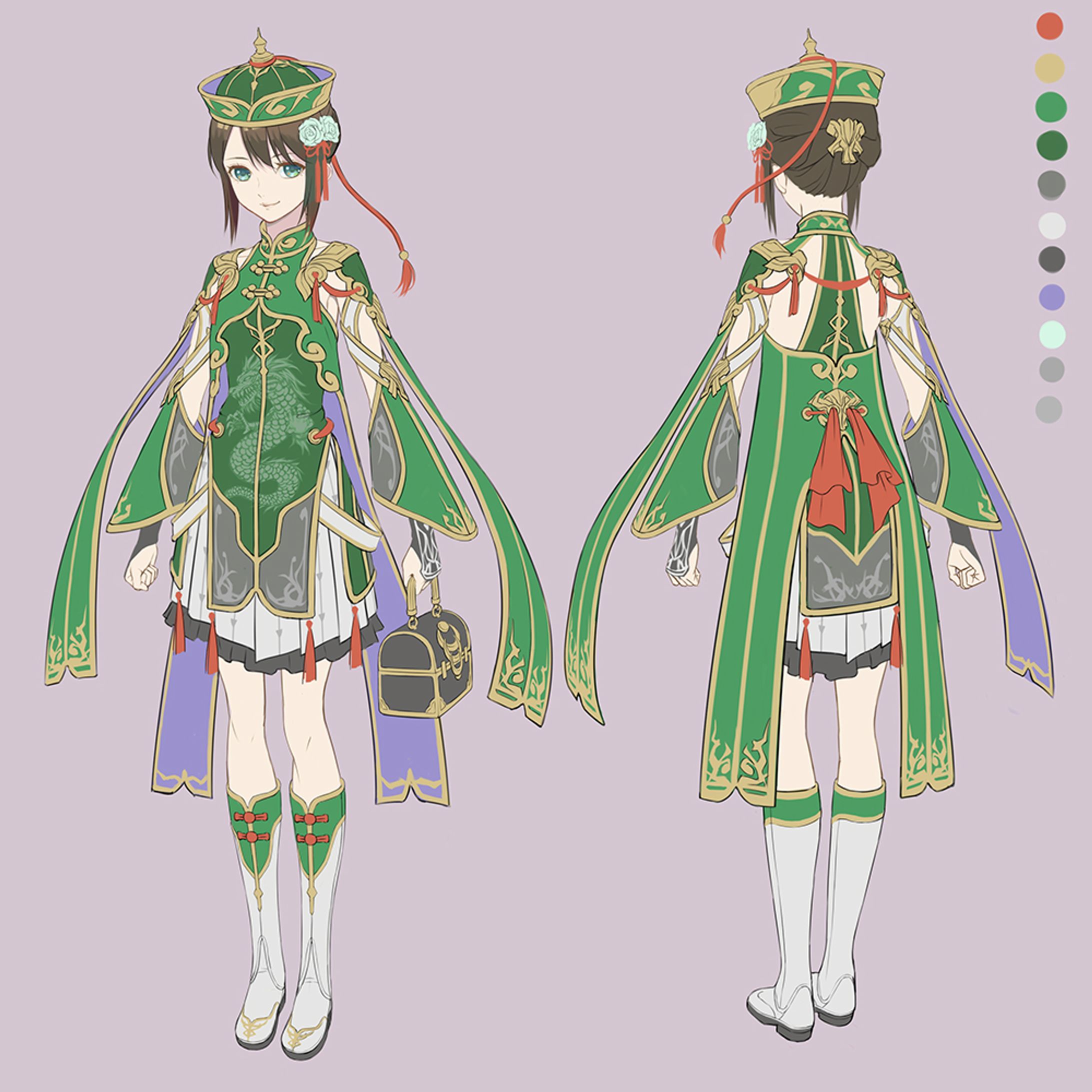 中華風衣装キャラクターデザイン-1