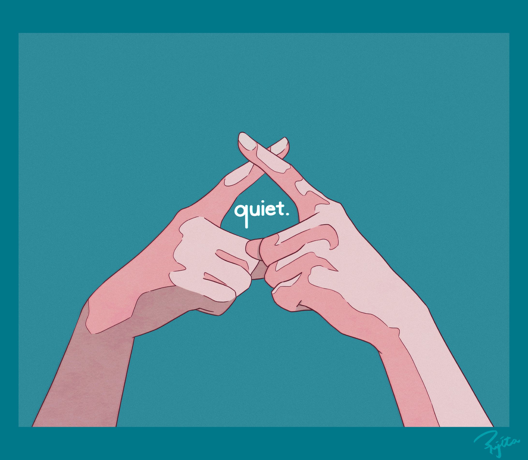 "quiet" - イラスト+グッズ-1