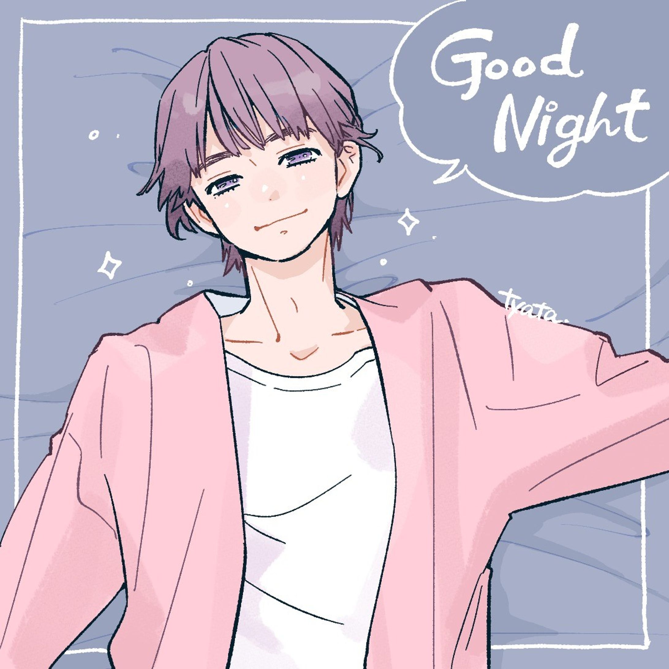 #イラストレーター
#illustrator
#メンズイラスト
#WEB漫画
#広告イラスト

やすみなさい🌙✨
良い夢を...！-1