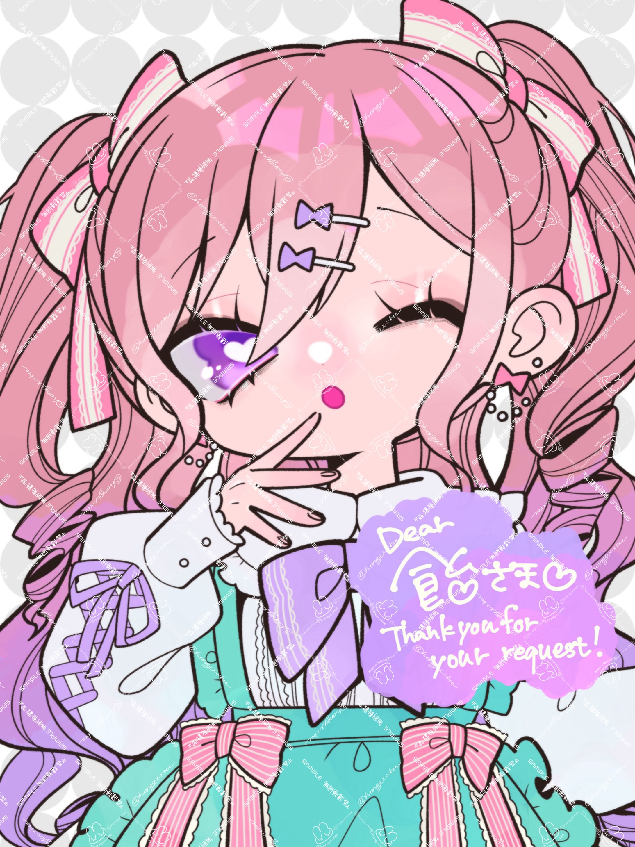 飴様 イラスト 衣装デザイン-1