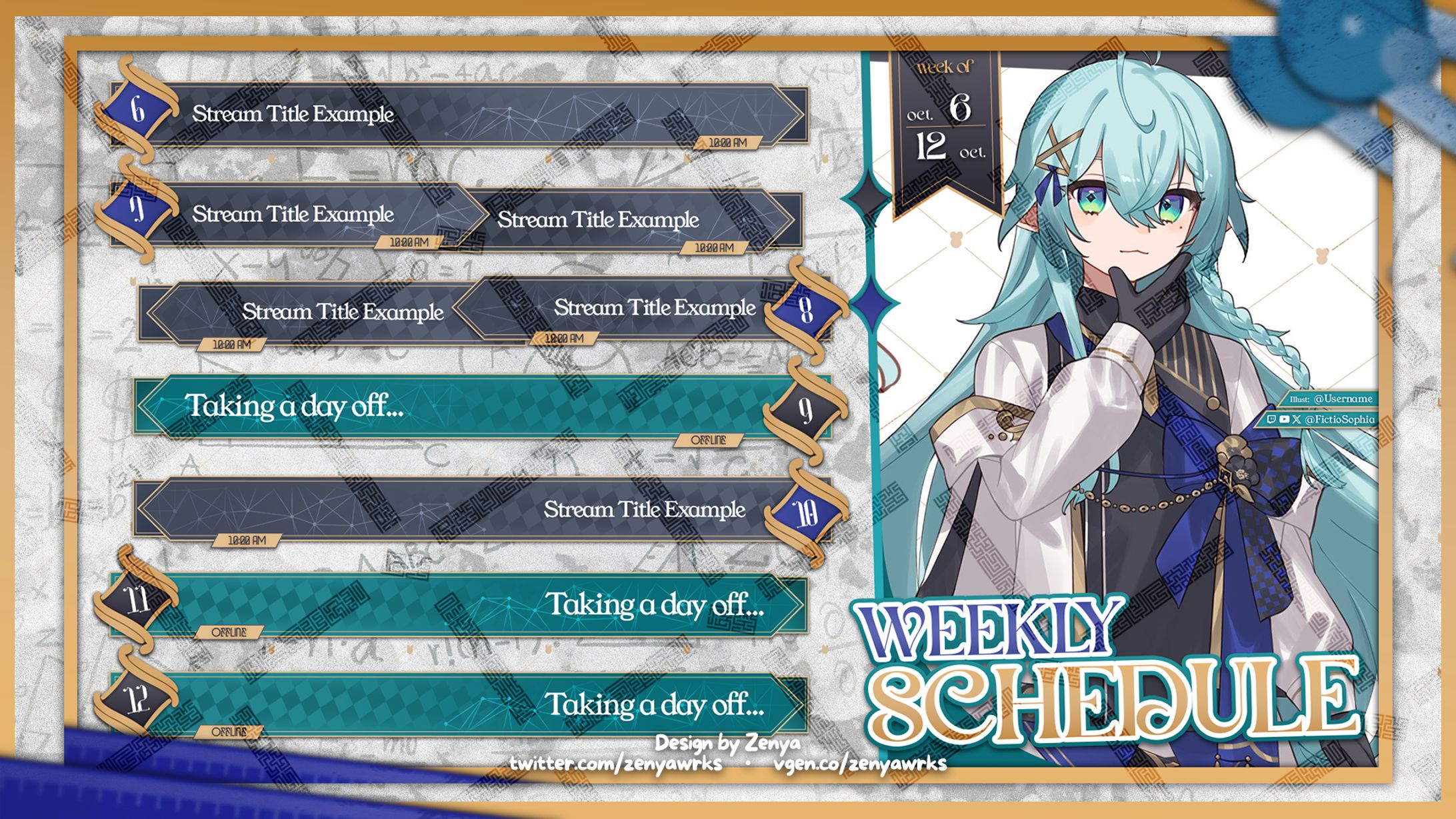 Fictio Sophia's Schedule Design-1