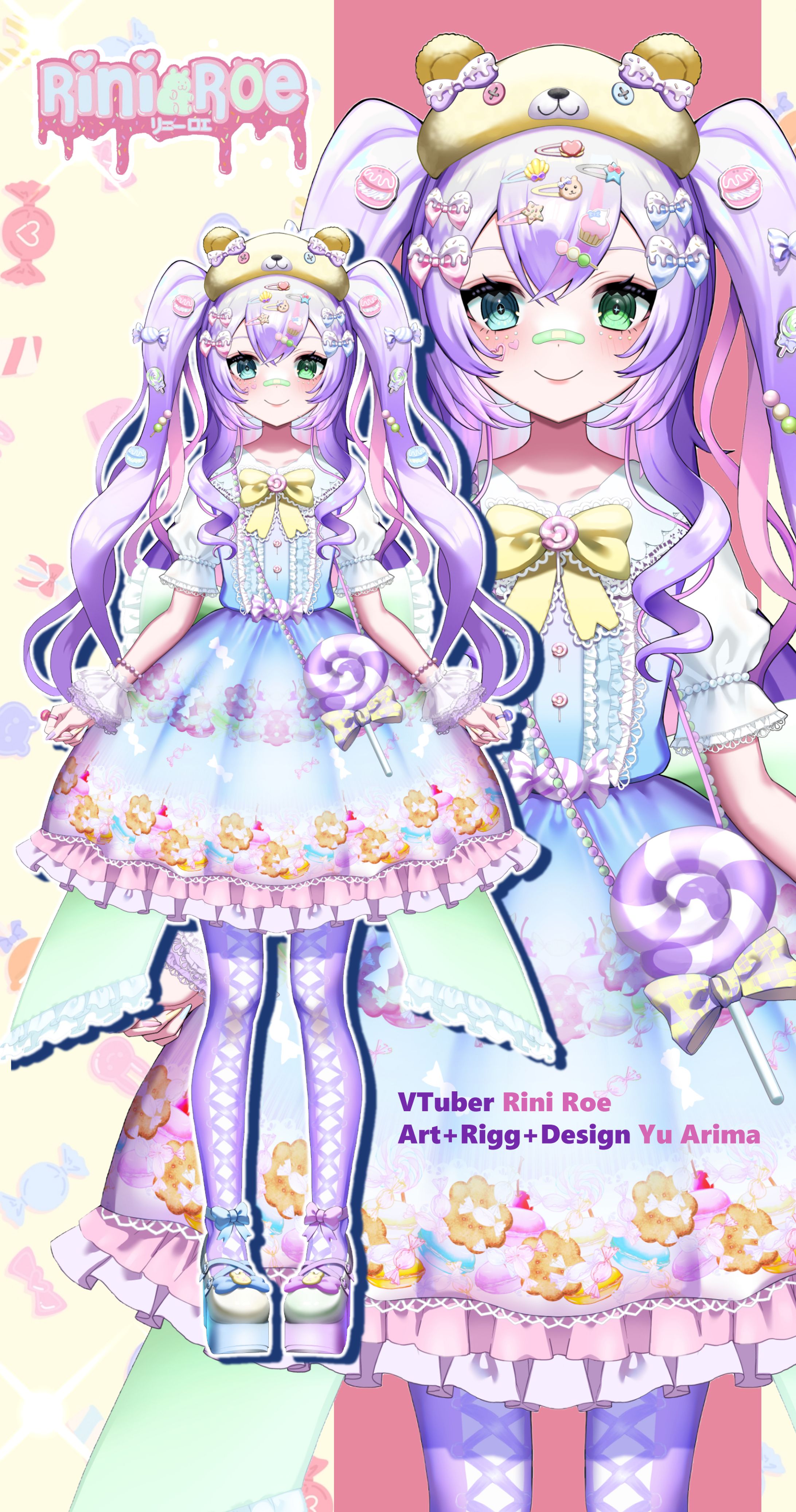 ご依頼: VTuber Rini Roe｜Lolita fashion girl: Design showcase-1