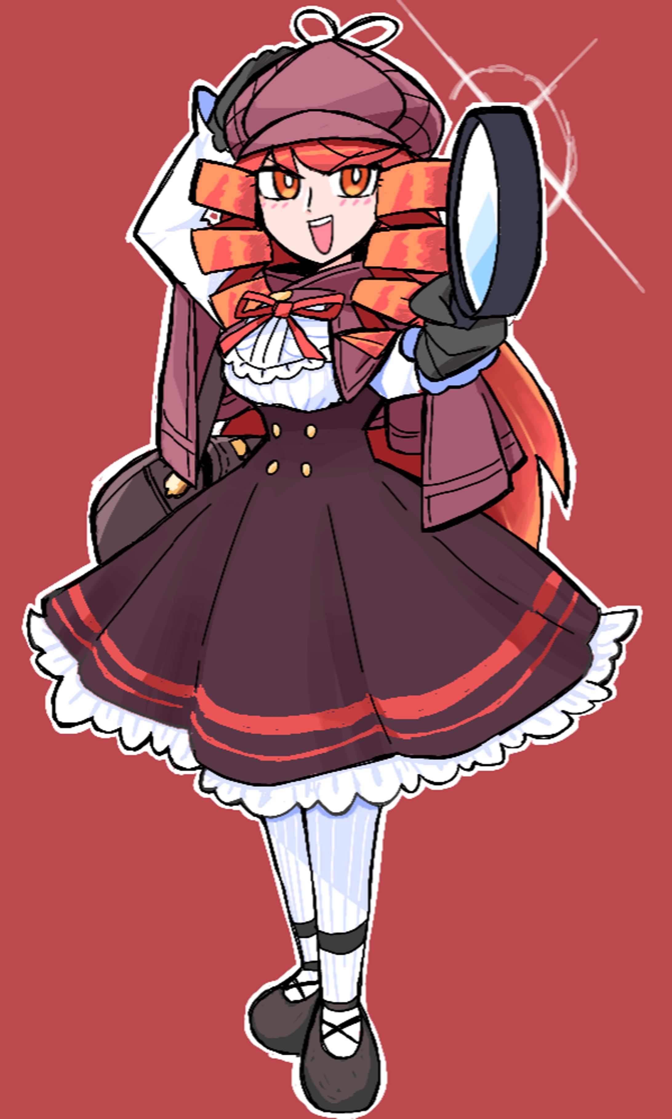 オリジナルキャラクター　探偵　お嬢様-1