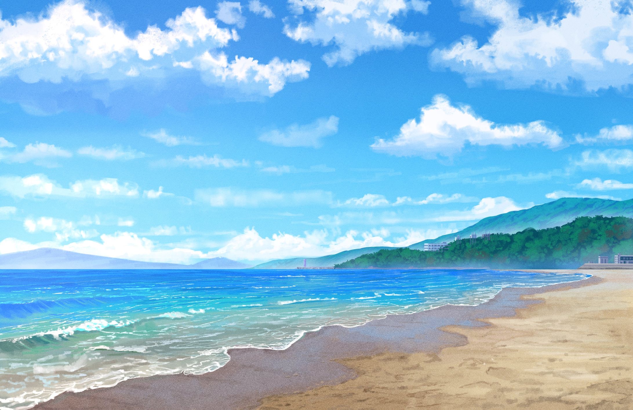 砂浜、海-1