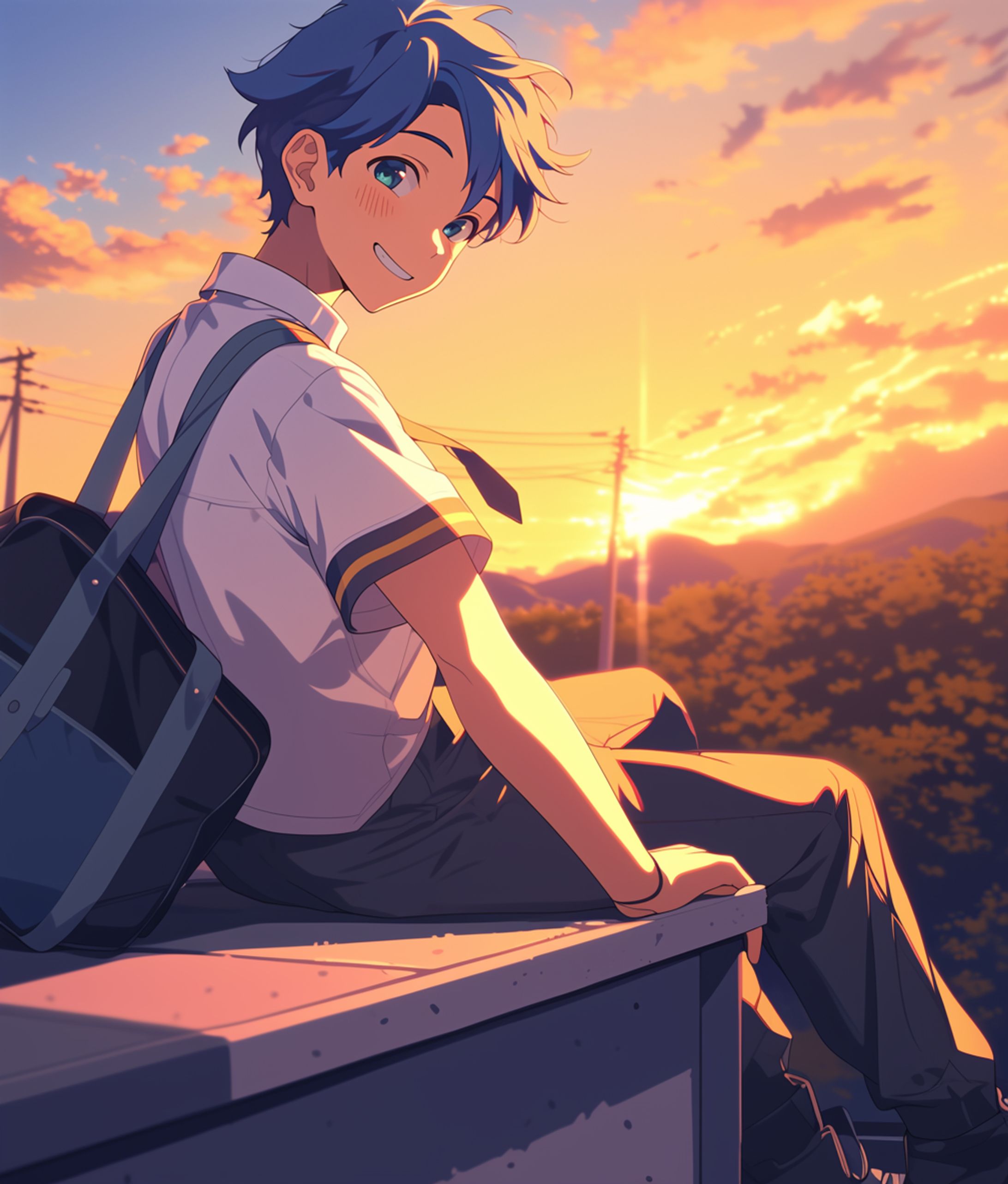 イラスト（少年）-1