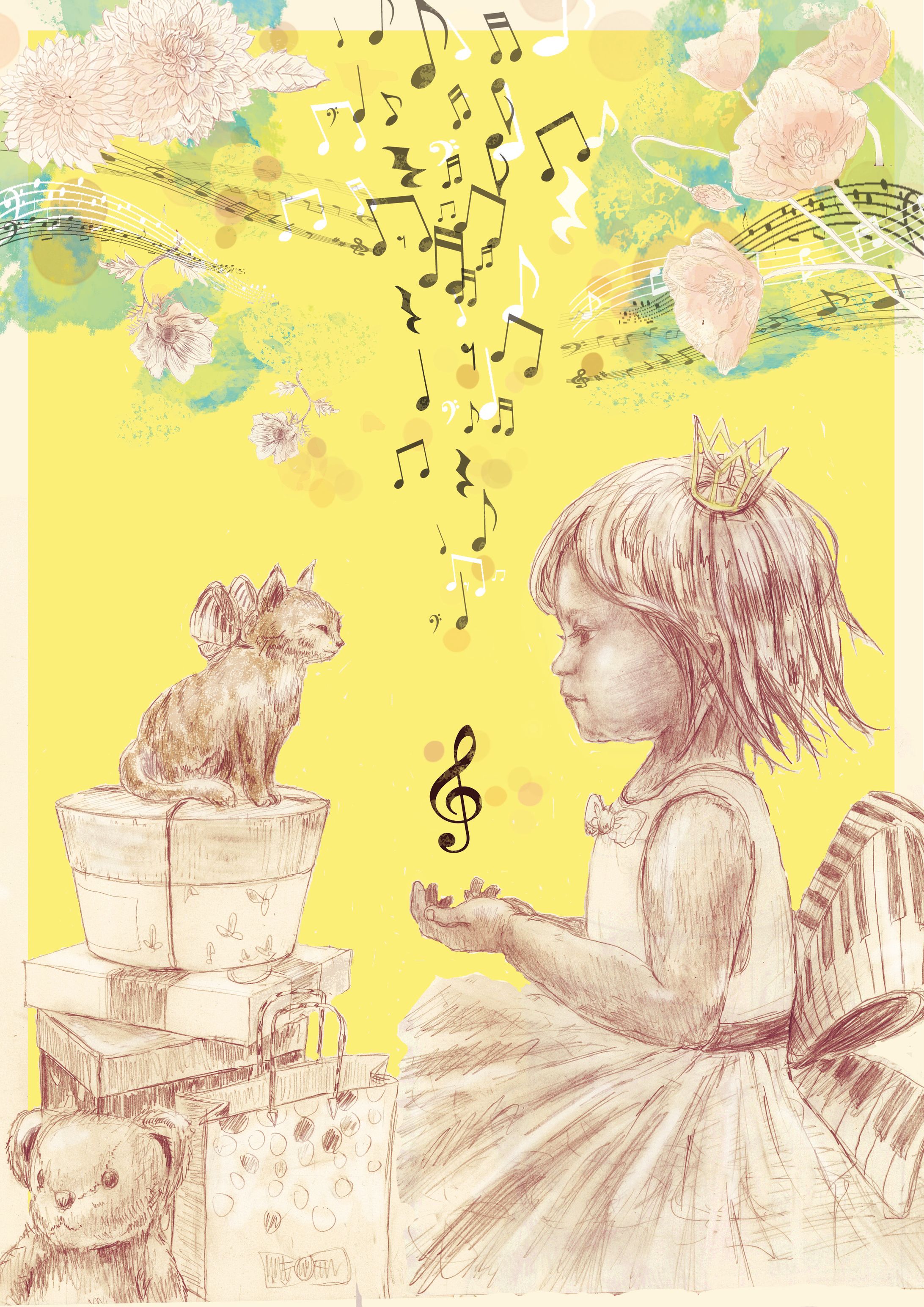 合唱部の発表会用ポスター (H27)-1