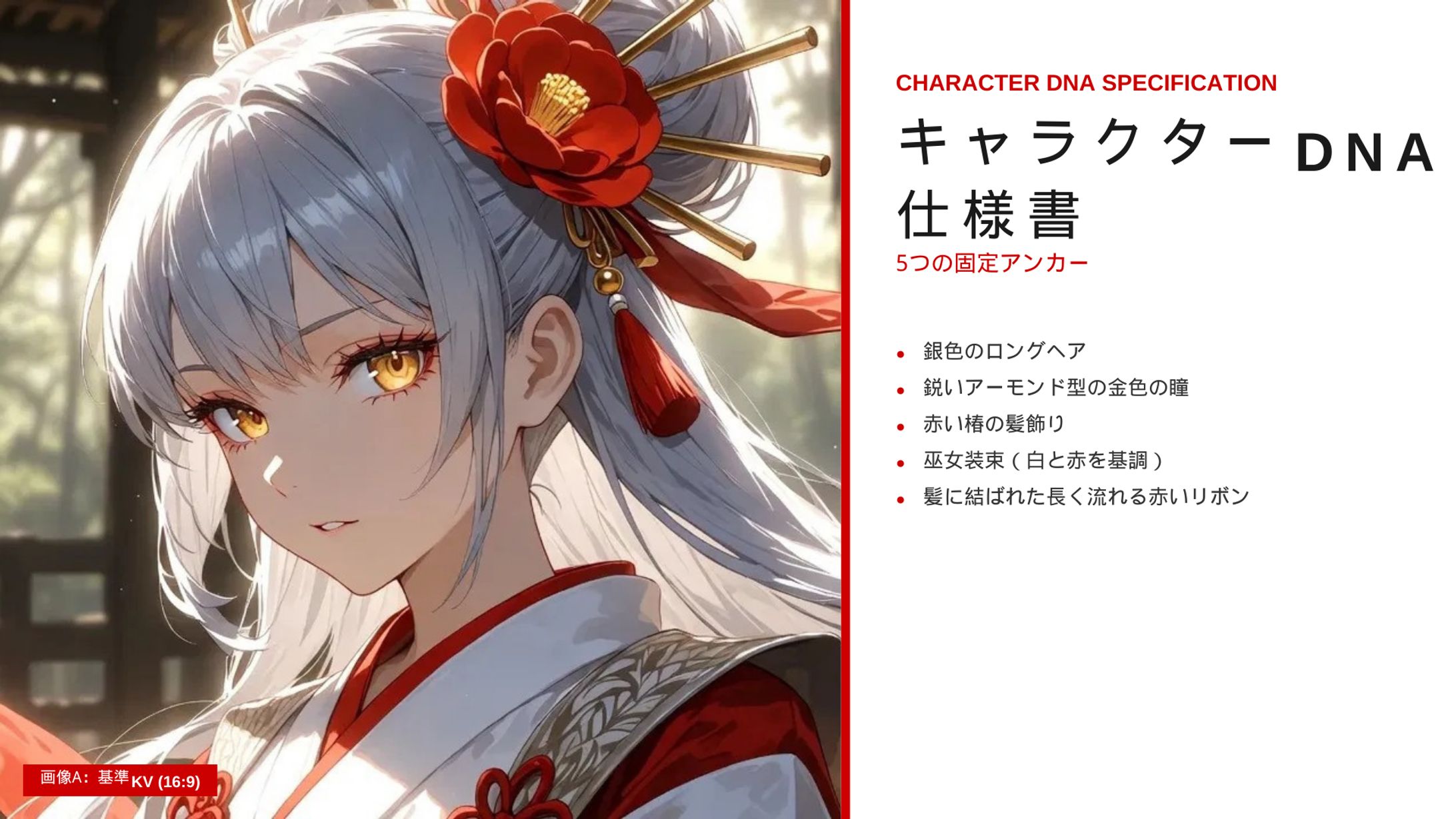 「キャラクター仕様書」を作成し、生成AIキャラクターの別人化を防ぎます-1