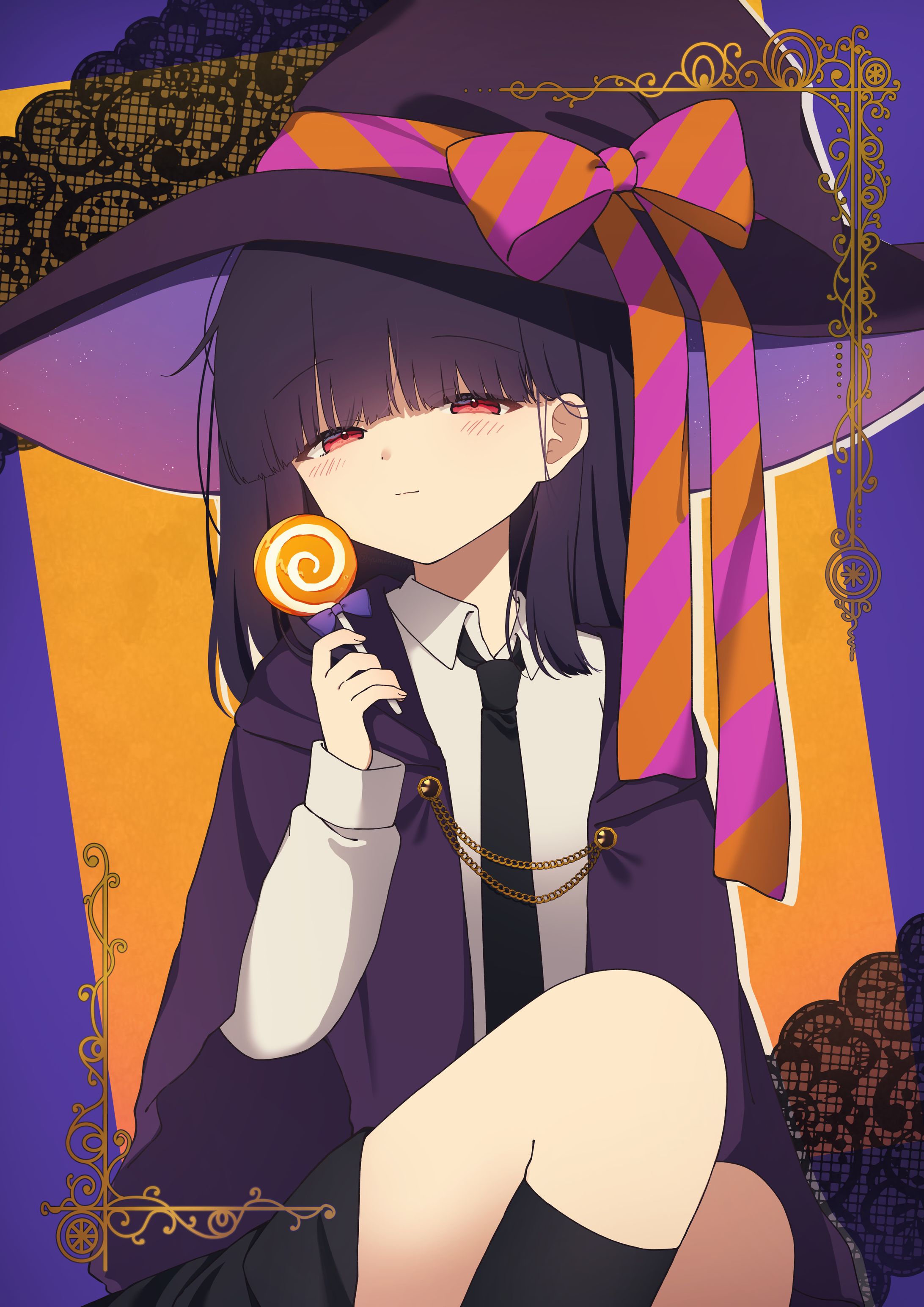 夜宮つぼみハロウィンイラスト Skebリクエスト-1