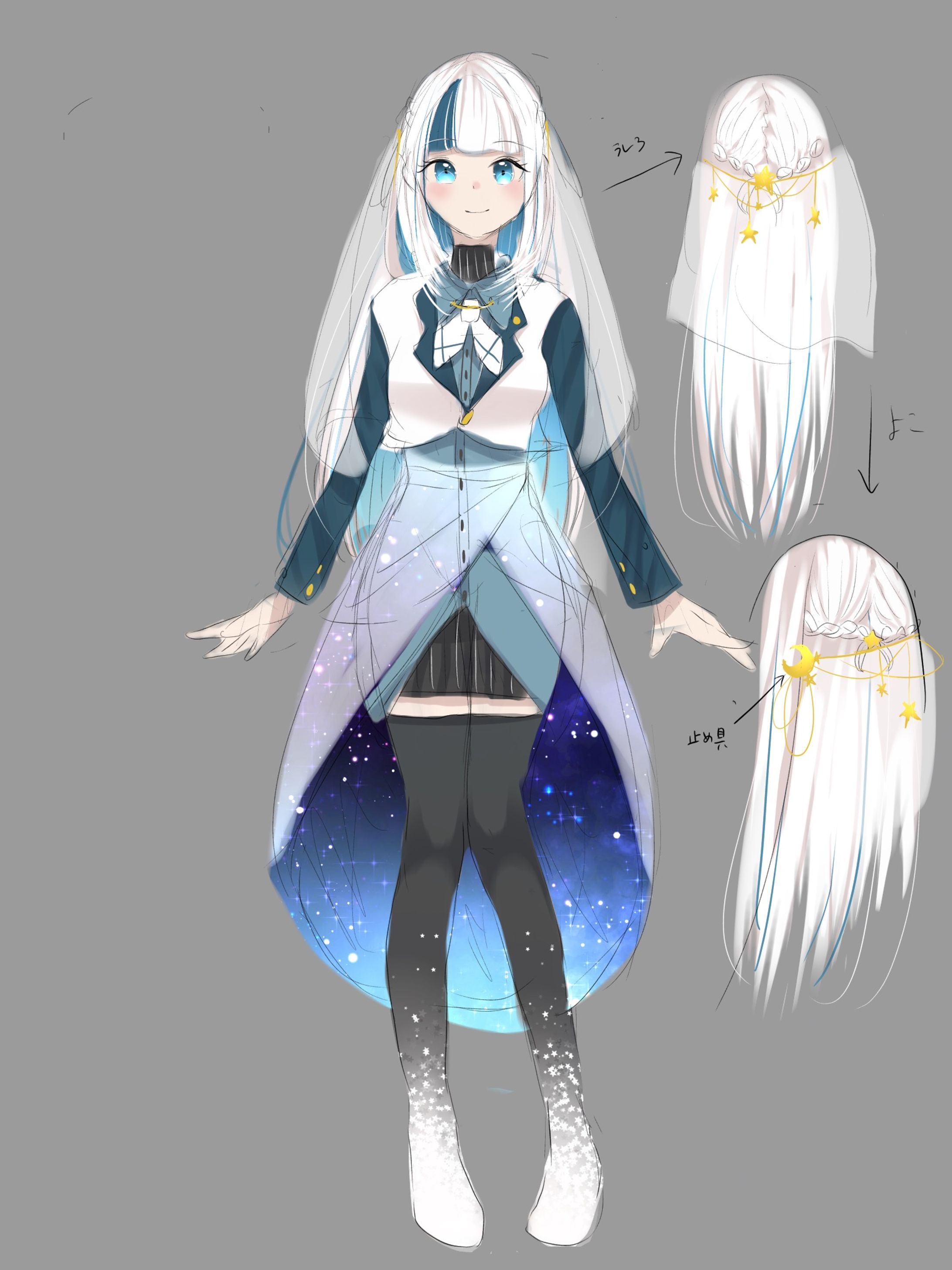 キャラクターデザイン(ラフ画)-1