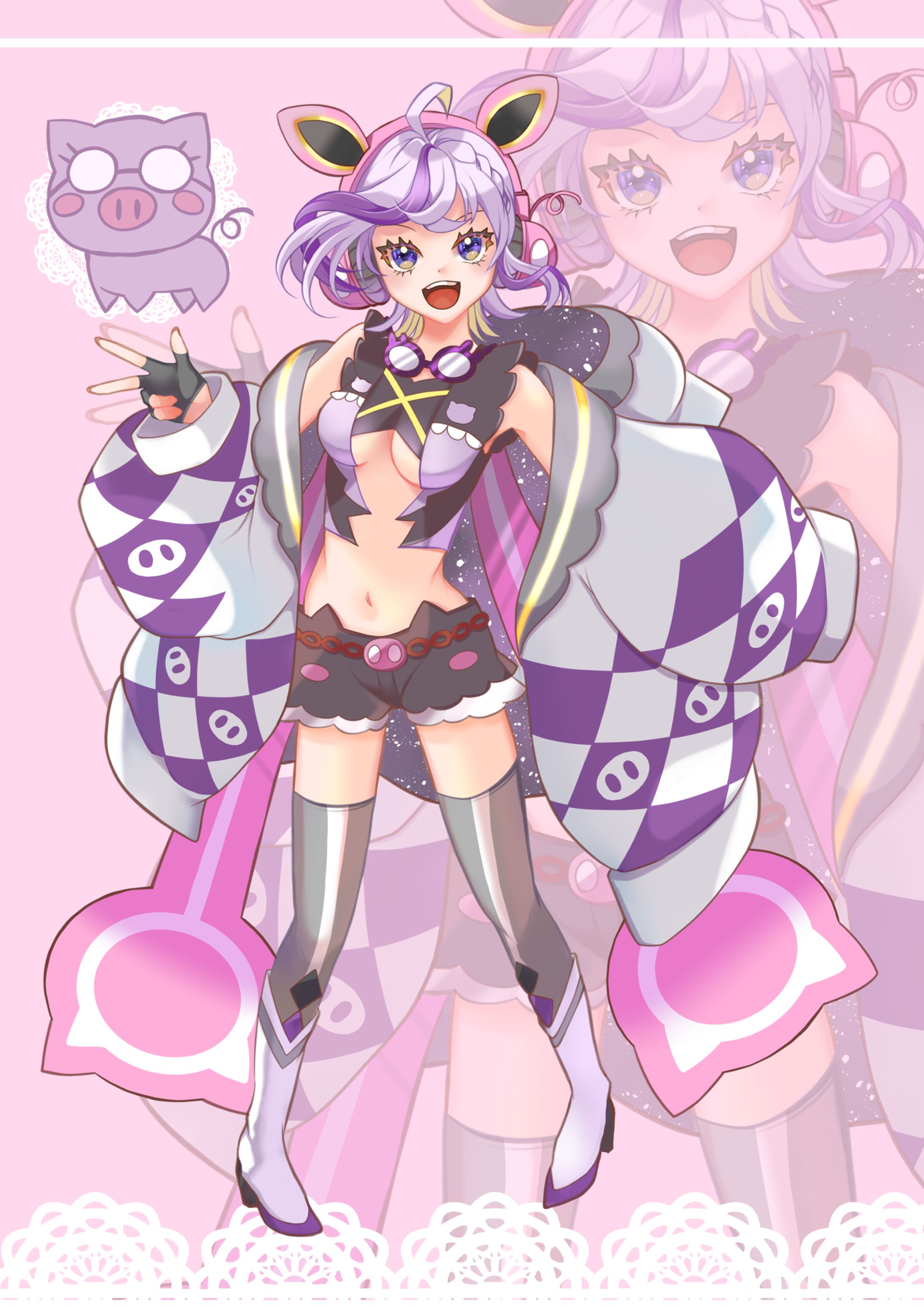 【イラスト】自画像立ち絵-1