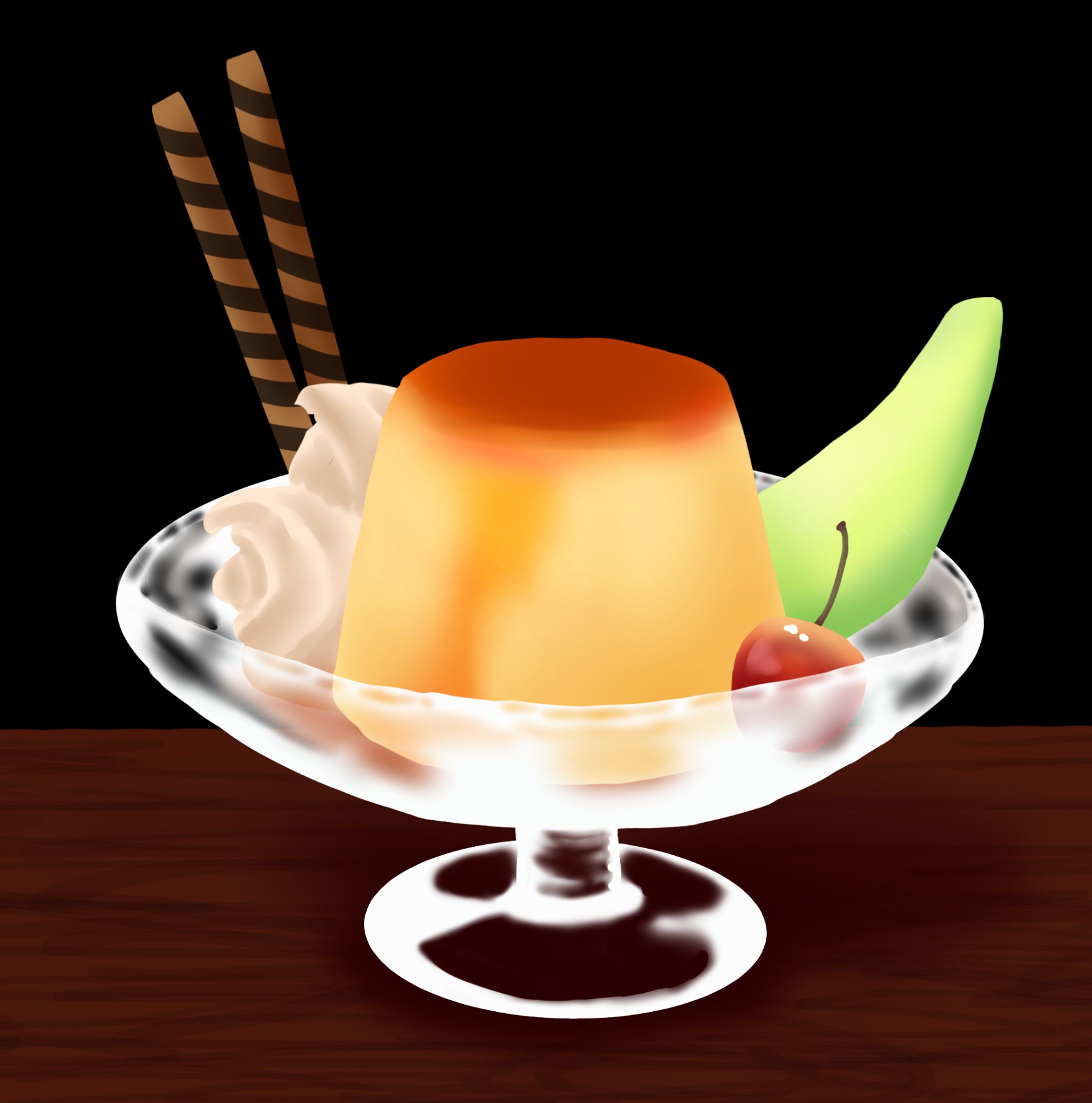 プリンイラスト素材-1