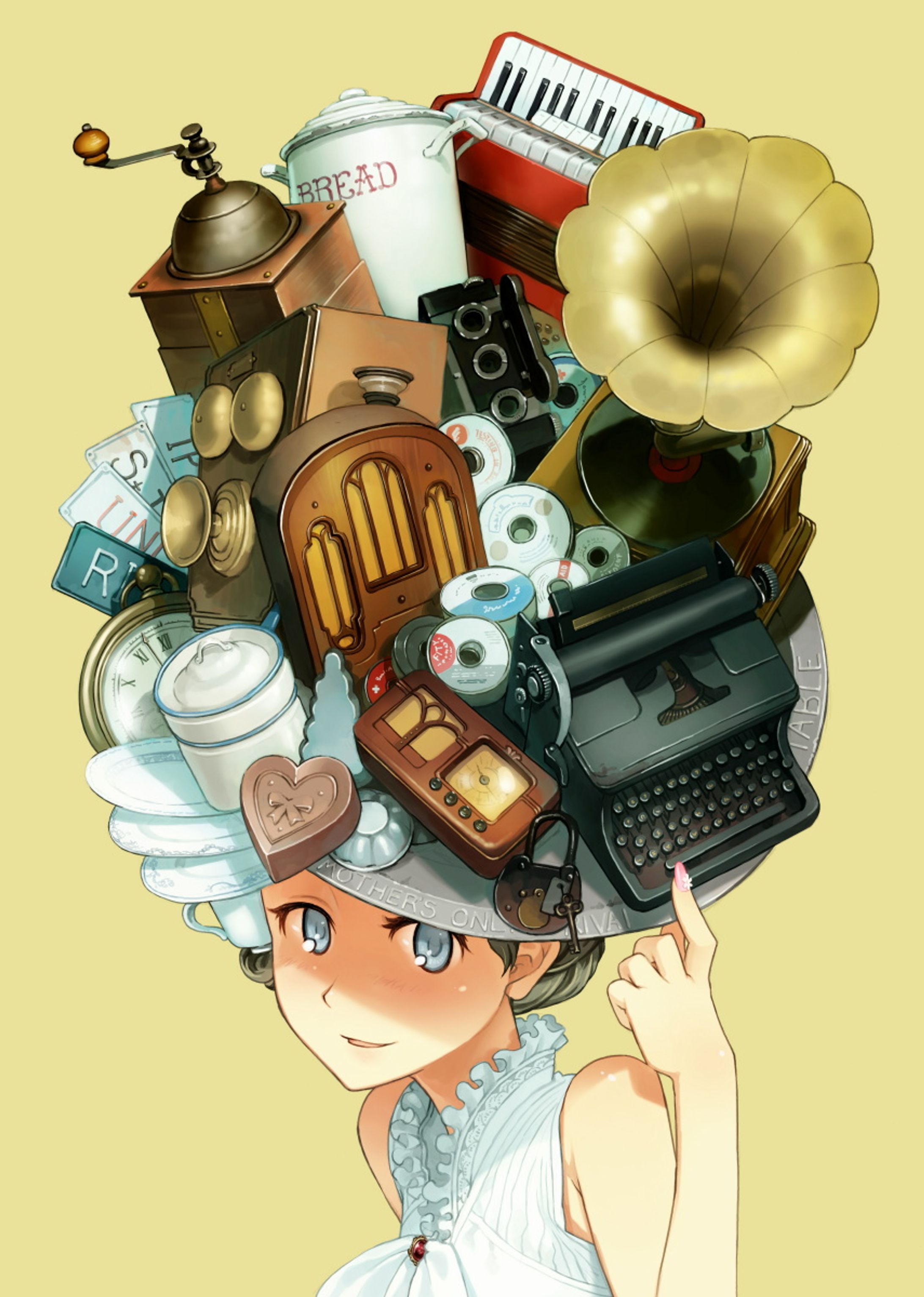 イラスト（ヴィネット風）-1