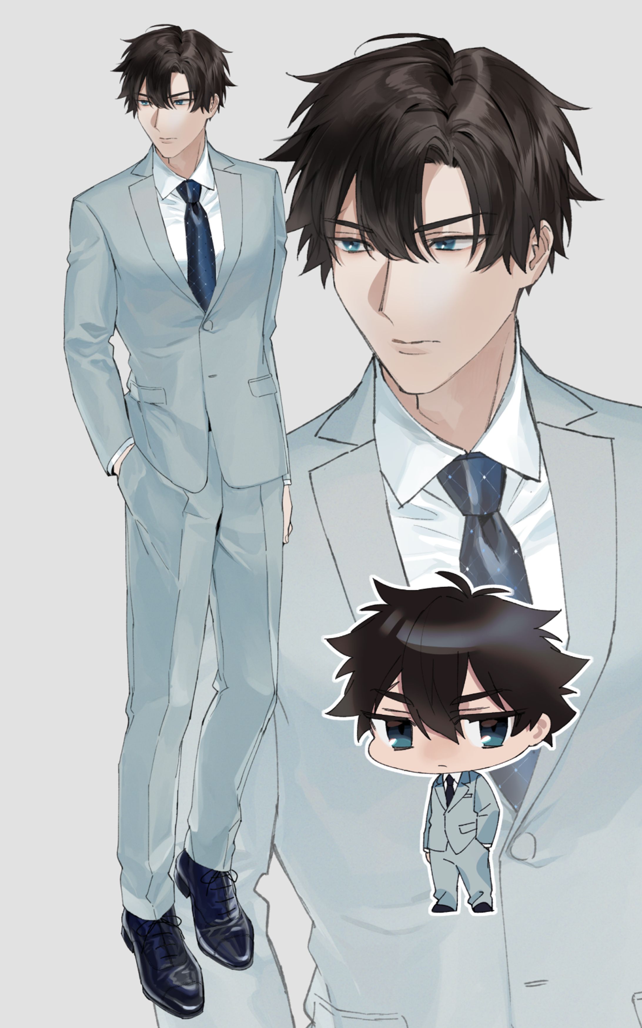 手描きイラスト オリジナル 男の子 透明水彩 グッズ キャンバス