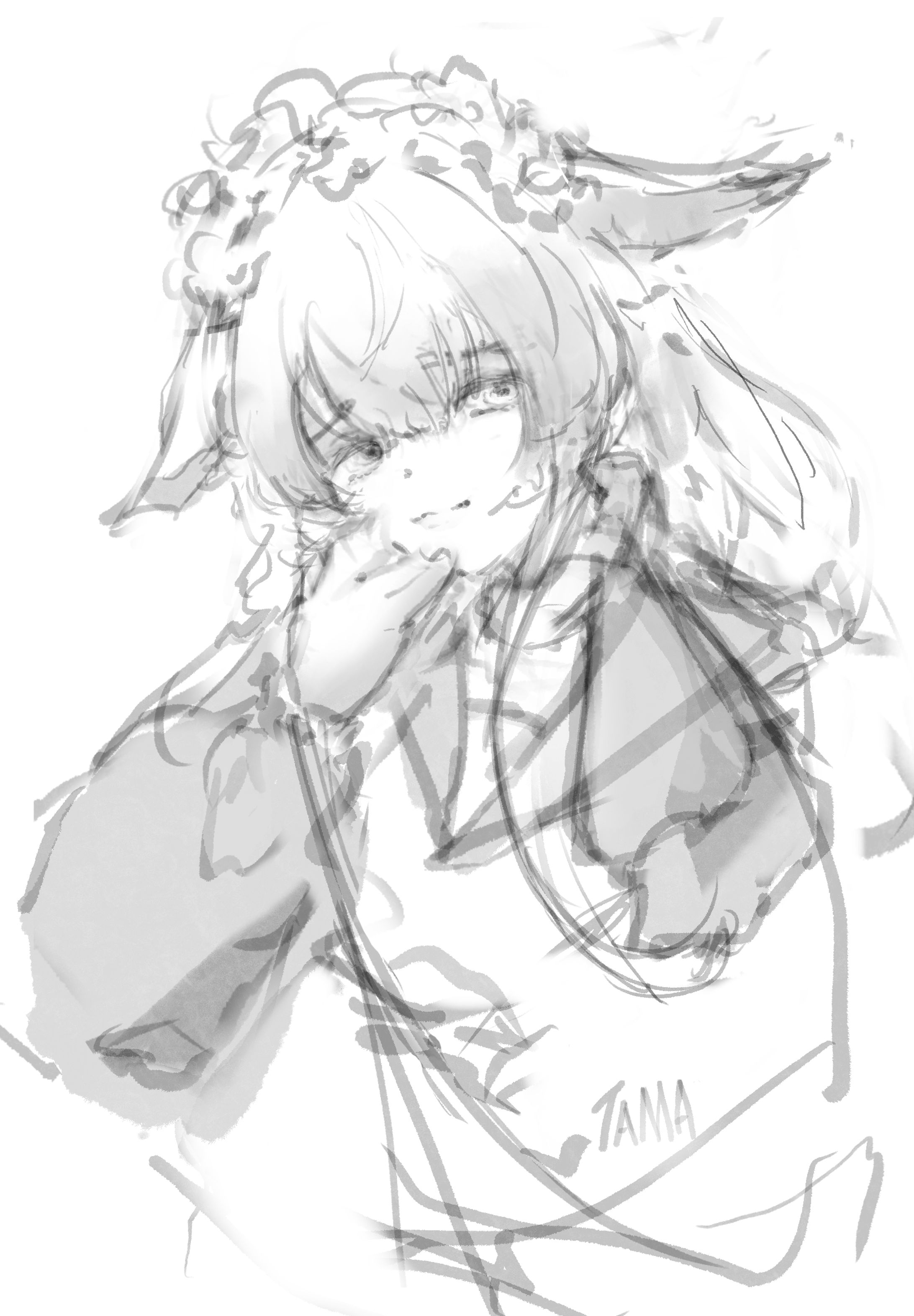 ファンアート01(ラフ)-1