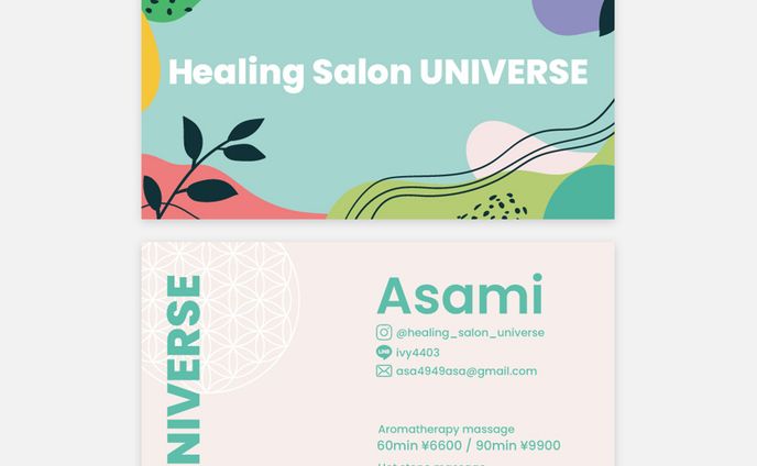universe様 ロゴ・名刺デザイン