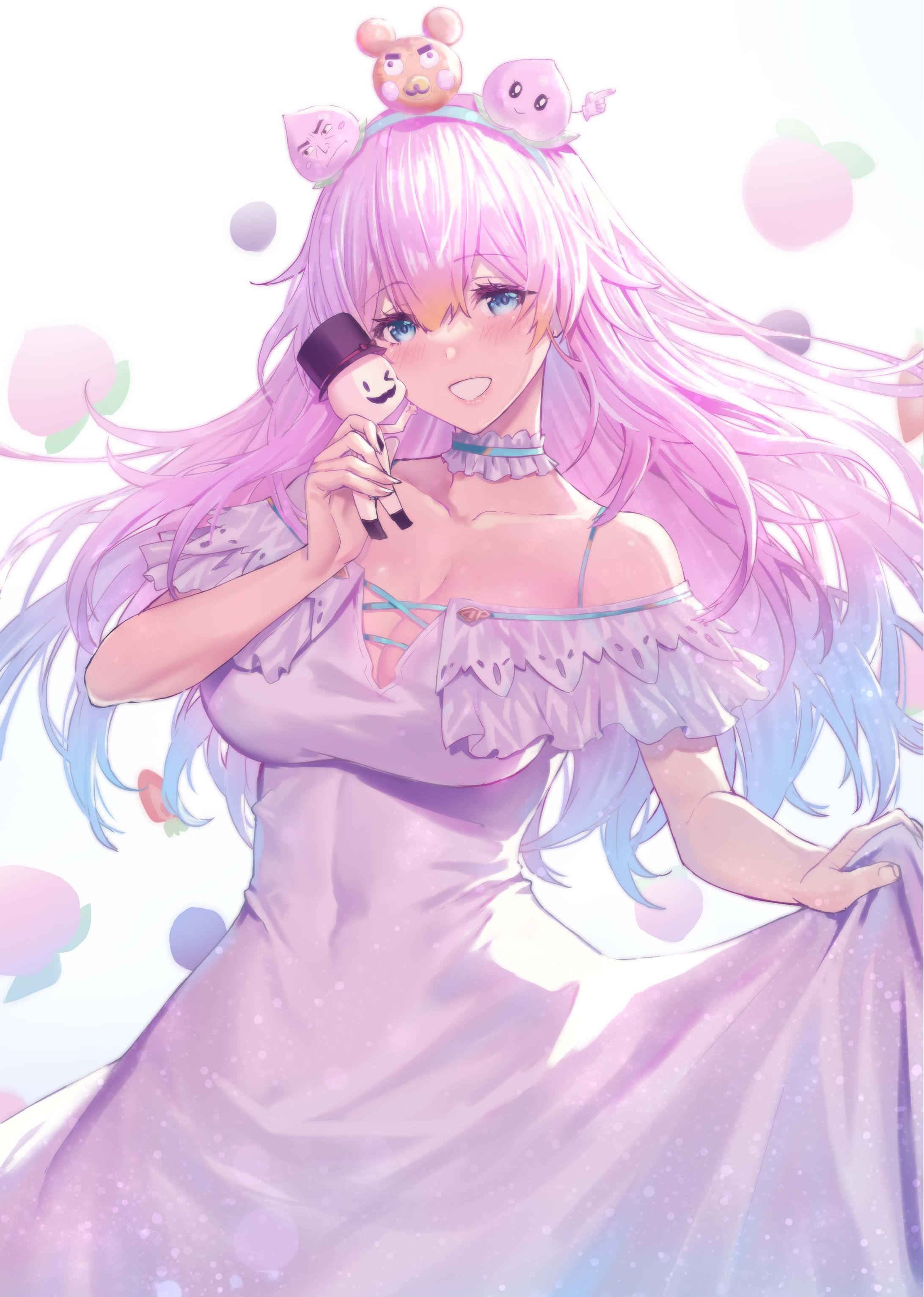 水蜜もも誕生日記念キービジュアルイラスト-1