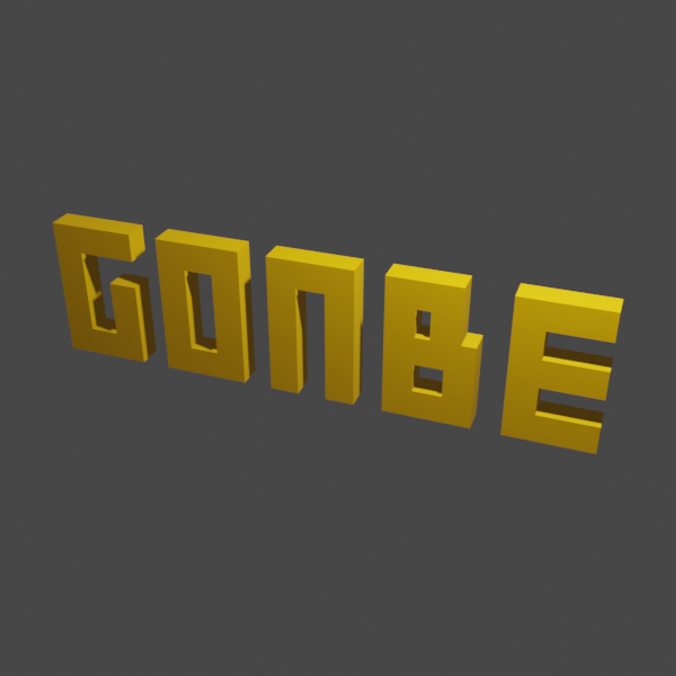 GONBE（立体）-1