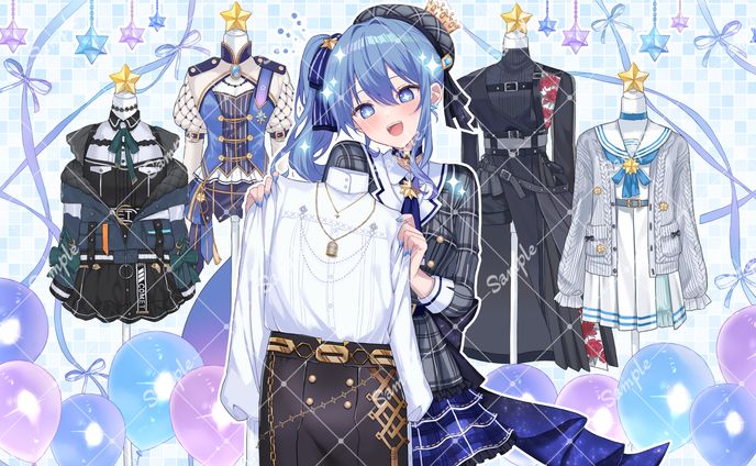 【応援広告】星詠み応援企画 様　武道館公演＆７周年お祝いイラスト / 渋谷駅掲載