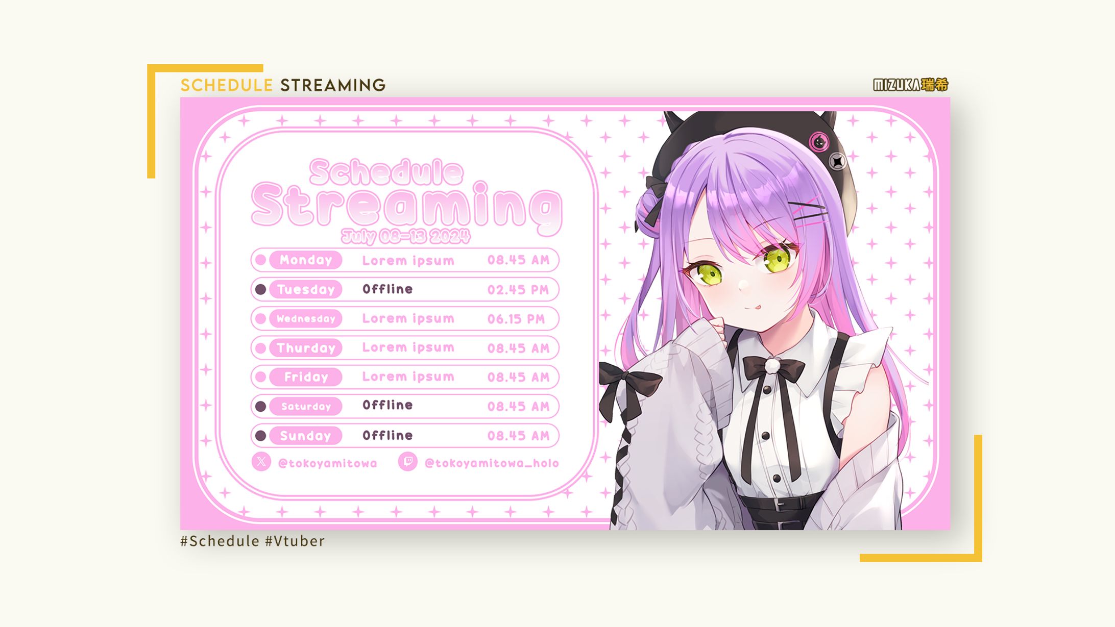 Schedul  Streaming-1