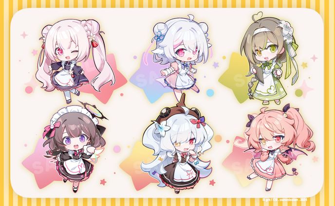 申放送様×三月獸mini様 「コラボカフェSDイラスト」