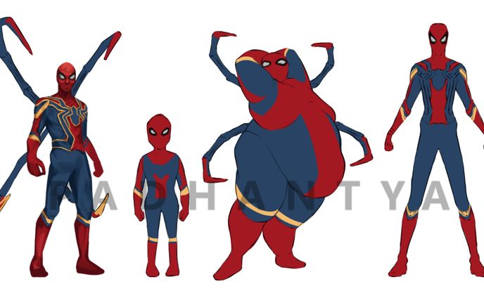 Spiderman Breakdown Character Design