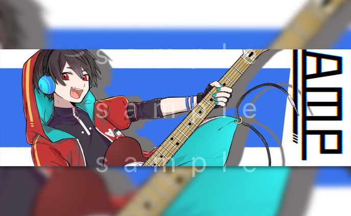 【ご依頼】ヘッダーイラスト アンプさん / 2021.05