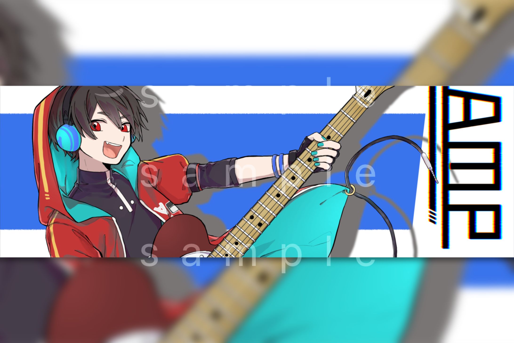 【ご依頼】ヘッダーイラスト アンプさん / 2021.05-1