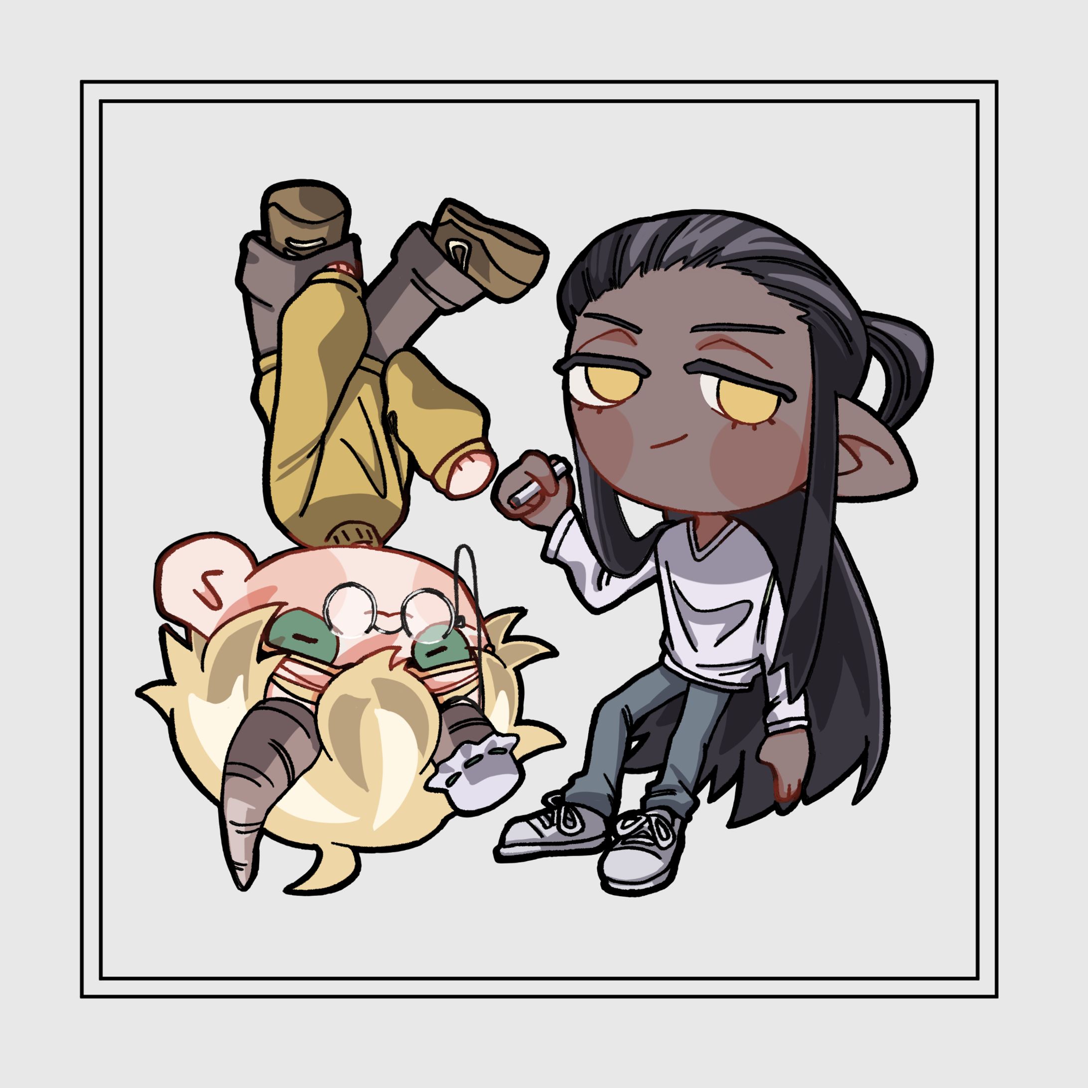 【自主制作】デフォルメキャラクター-1