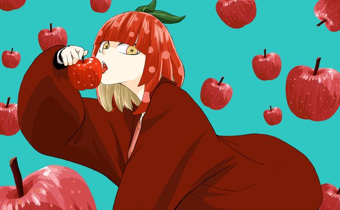 【瞳に果実】シリーズ　リンゴ担当ウルちゃん！