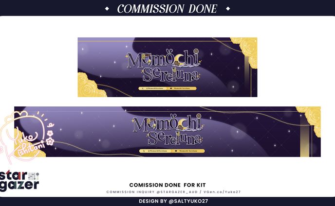 Momochi Sereluna Social Banners
