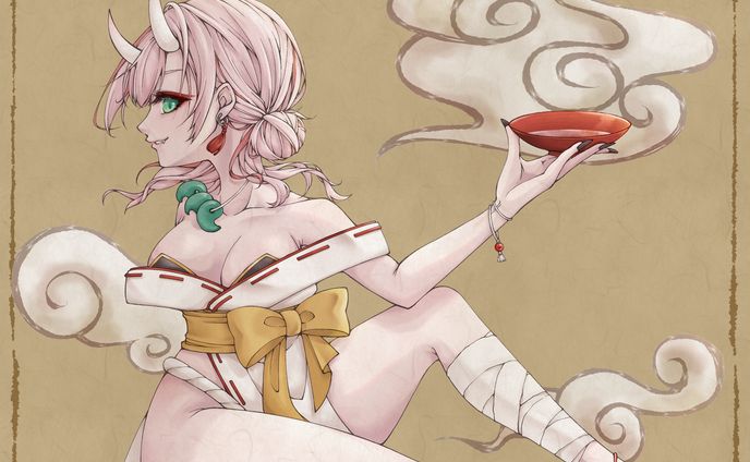 鬼ノ宴歌ってみた用イラスト