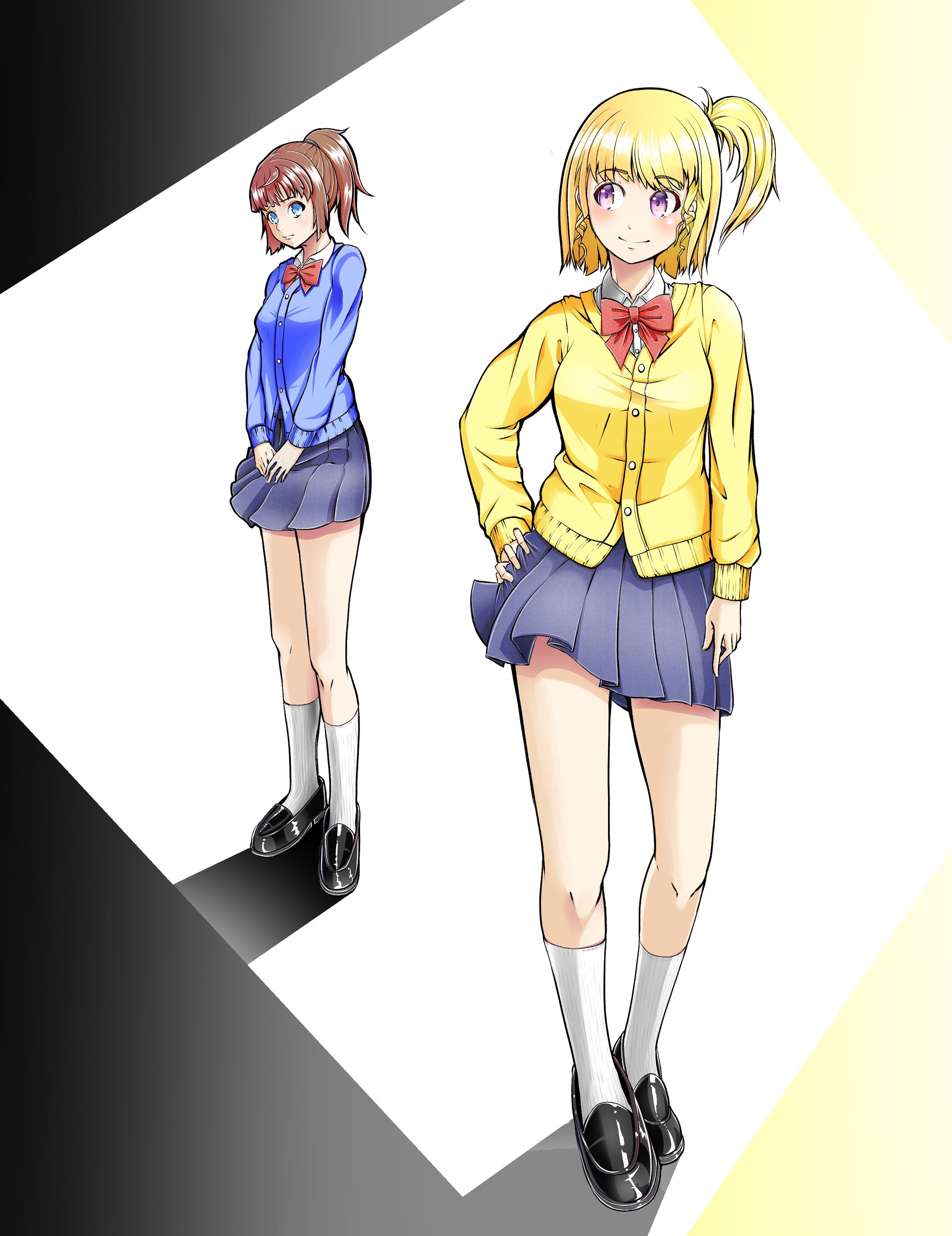 女子高生の光と影-1