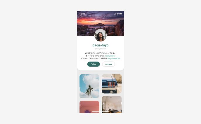 Daily UI / Day6 - User Profile