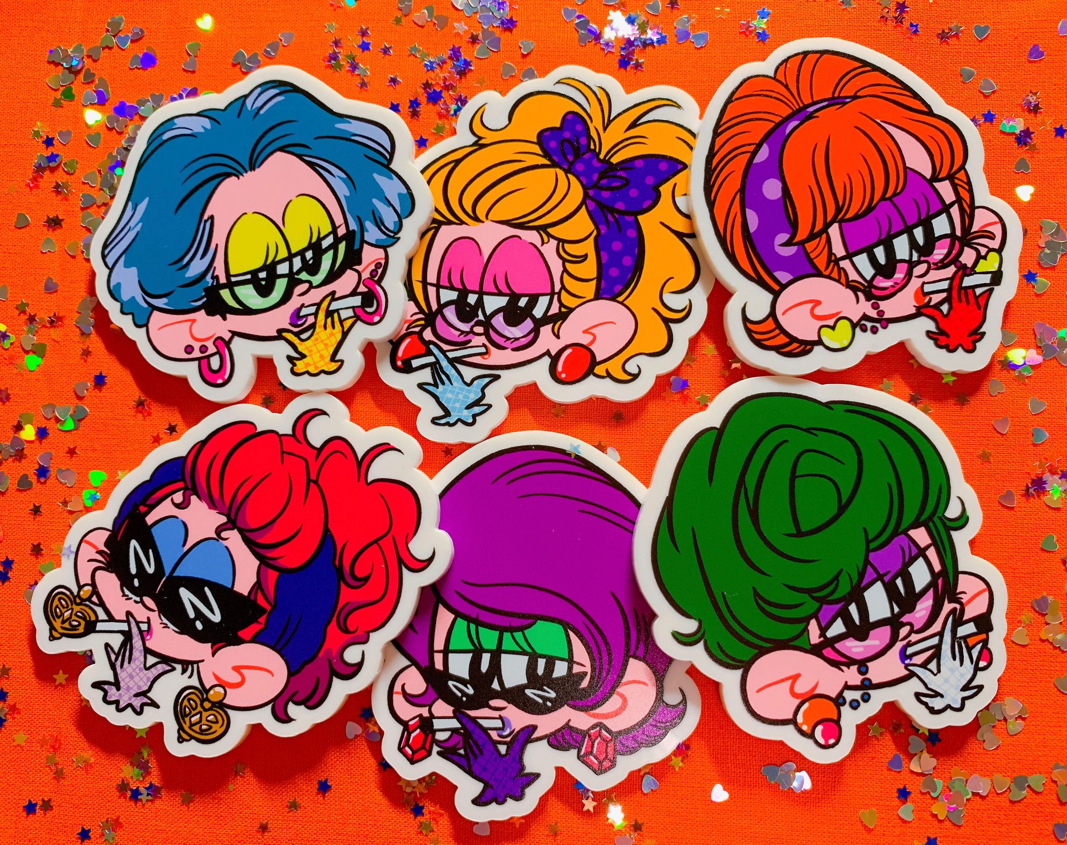 AMERICAN80'S アクリルバッジ-1