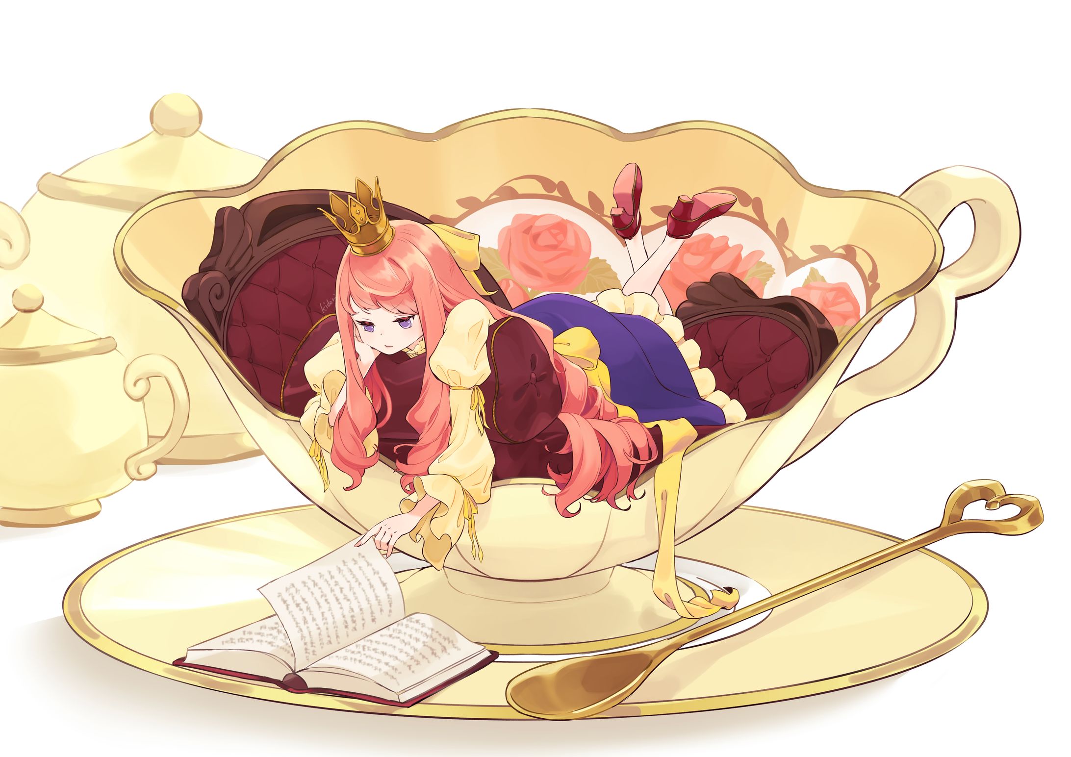 読書と紅茶-1