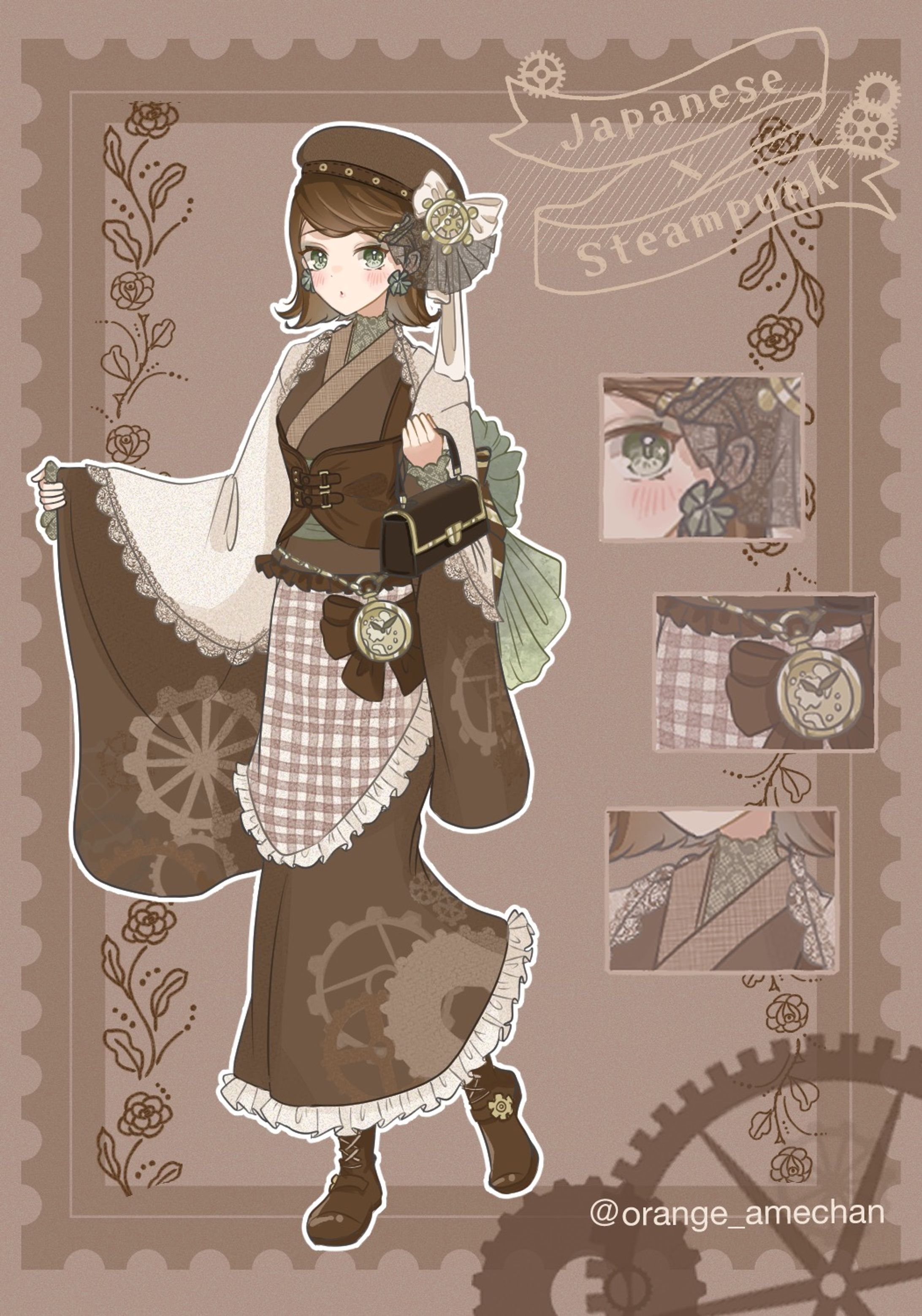 和服× スチームパンク-1